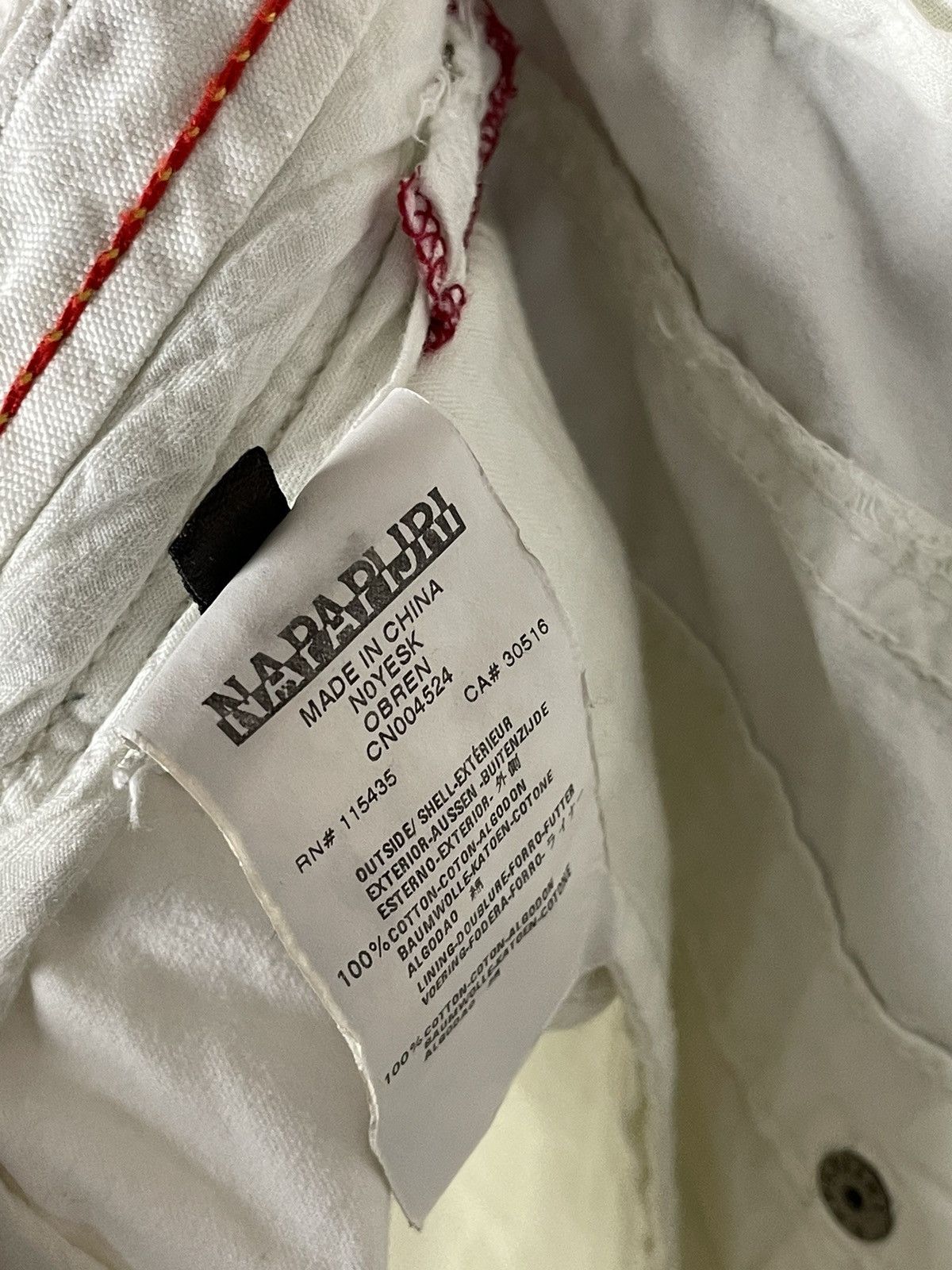 Napapijri × Vintage Napapijri Vintage 90s Winter Polar Norway Ski White Pants M Size US 32 / EU 48 - 17 Thumbnail