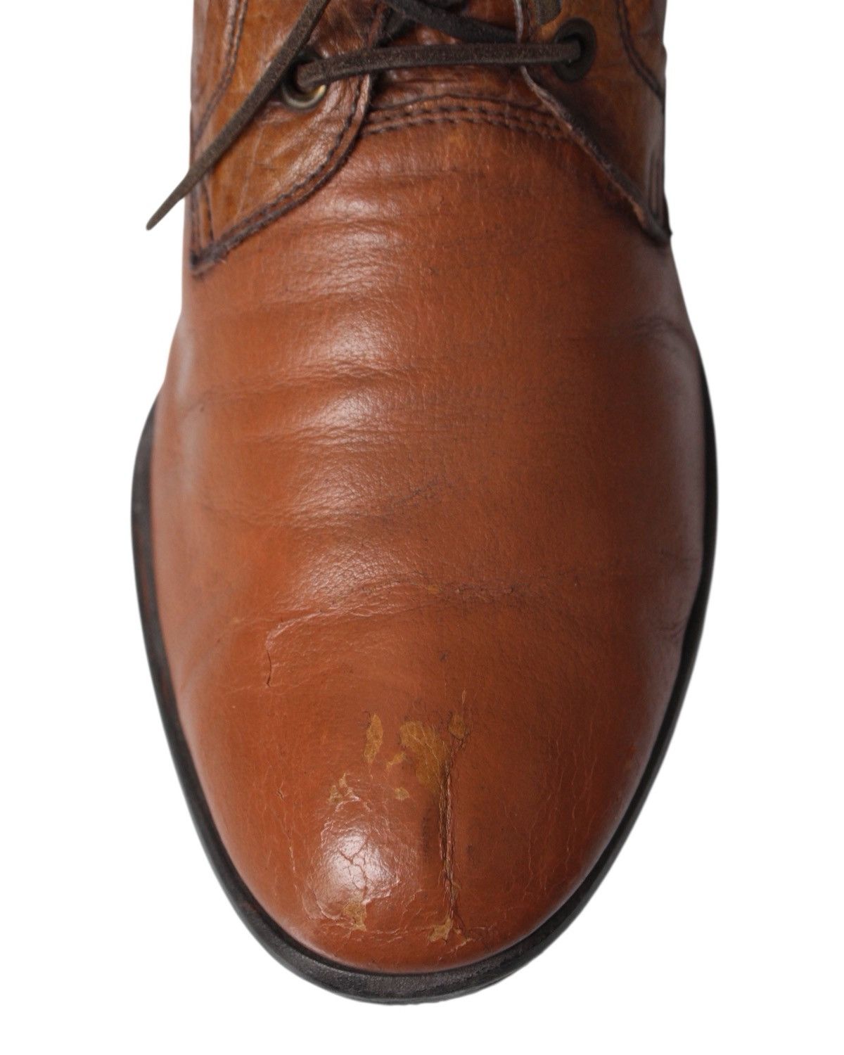ABAHOUSE SS2008 ABA HOUSE HANDCRAFTED JAPANESE LEATHER LACE-UP BOOTS Size US 7 / EU 40 - 4 Thumbnail