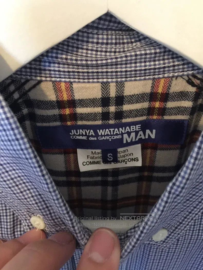 Junya Watanabe Junya Watanabe Man Tech Spliced Shirt. Size US S / EU 44-46 / 1 - 3 Thumbnail