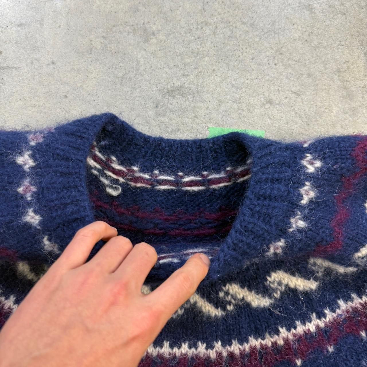 Other Vintage handmade 1980s wool pattern sweater Size US M / EU 48-50 / 2 - 4 Thumbnail