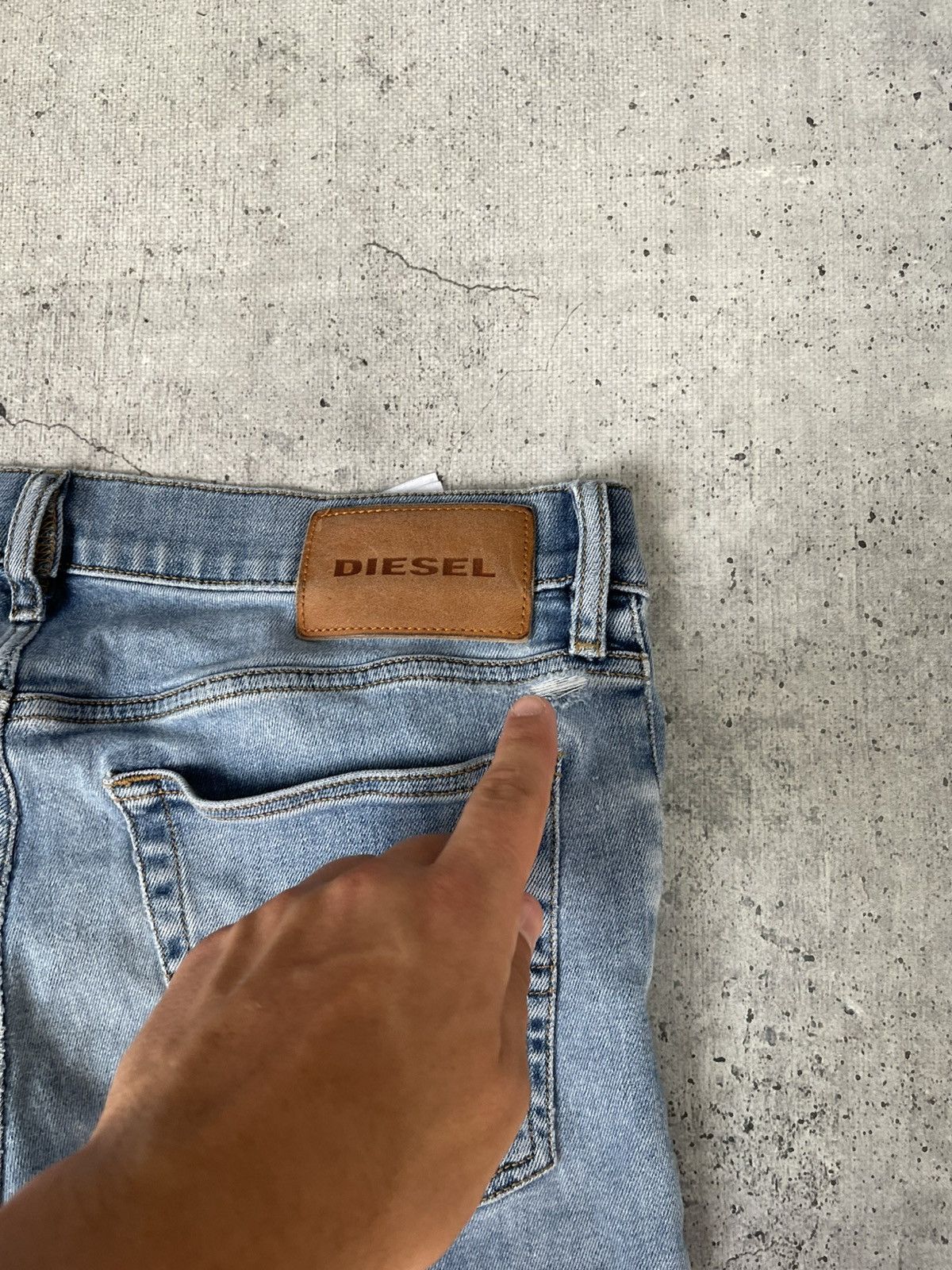 Other Vintage Diesel Jeans Washed Wide Japanese Y2K Avant Garde Size US 34 / EU 50 - 3 Thumbnail