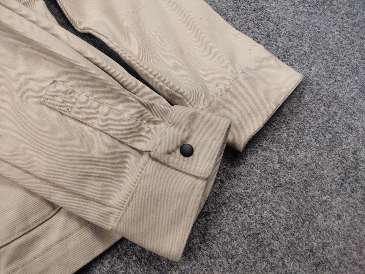 Folk Folk Vintage Minimalist canvas Chote Work Casual Jacket Size US L / EU 52-54 / 3 - 8 Thumbnail
