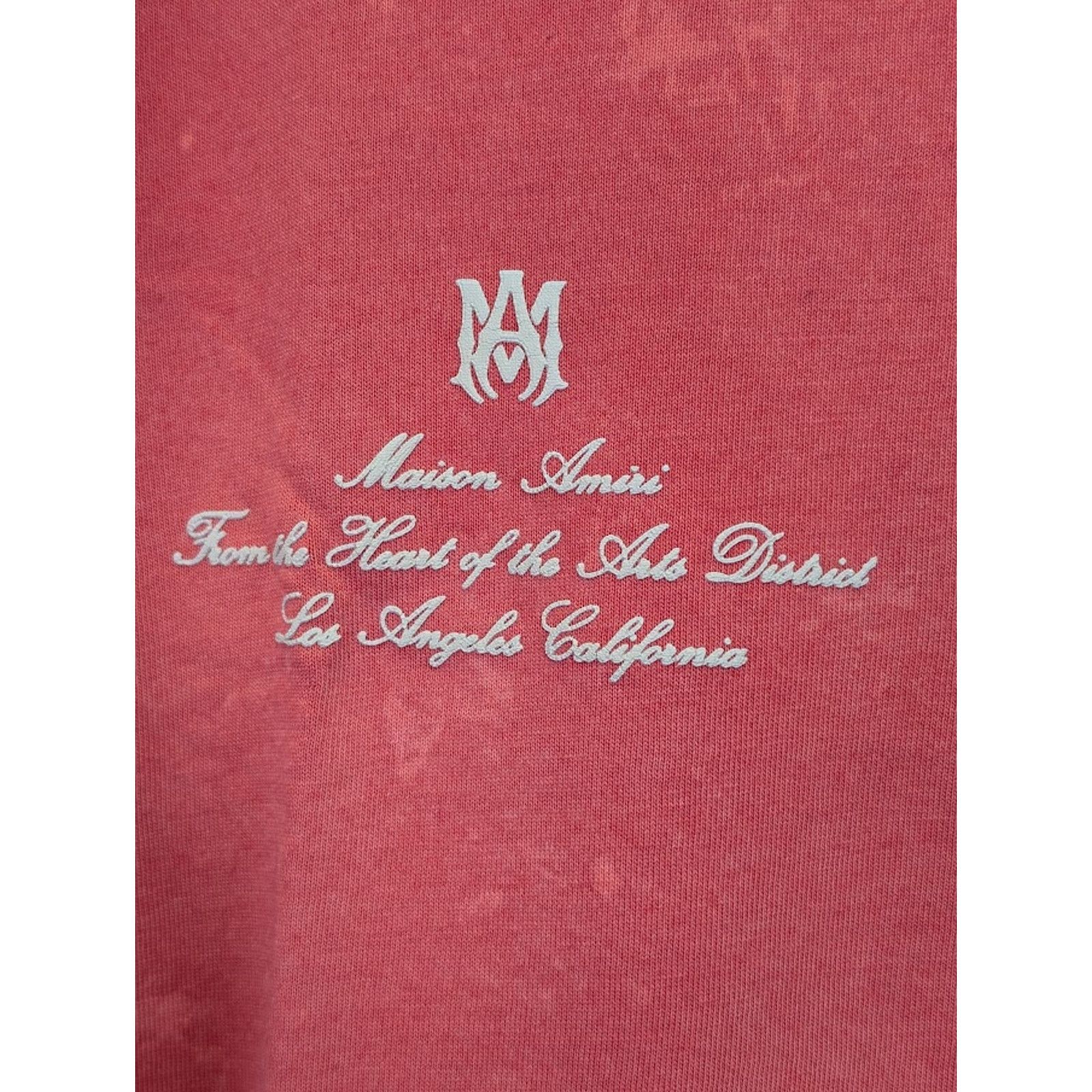 Amiri o1rshd1 Vintage Collegiate Tee T-Shirt in Red Size US XL / EU 56 / 4 - 6 Thumbnail