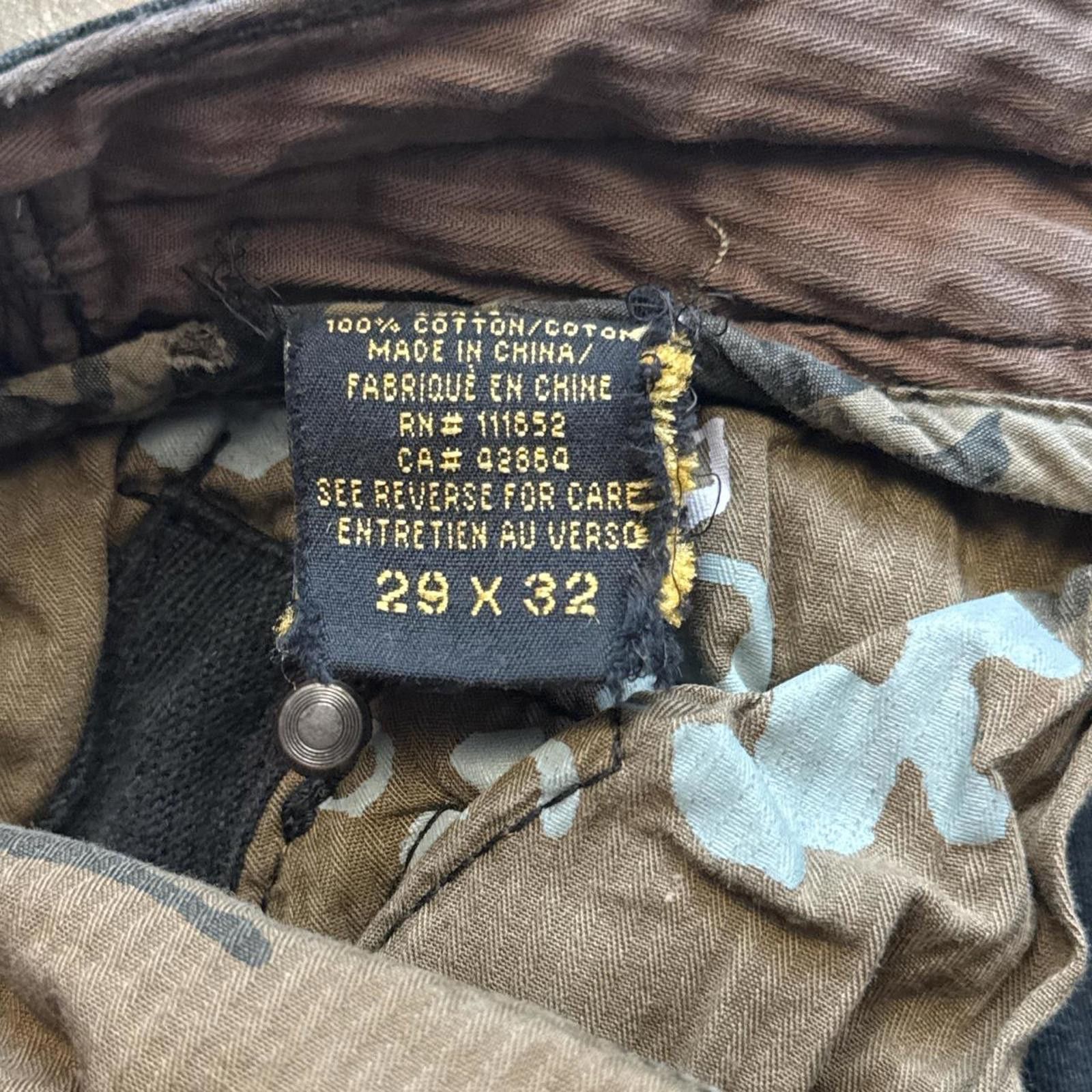 Other Black Vintage Cargo Pants With A Worn Look Cargo Size 29" - 7 Thumbnail