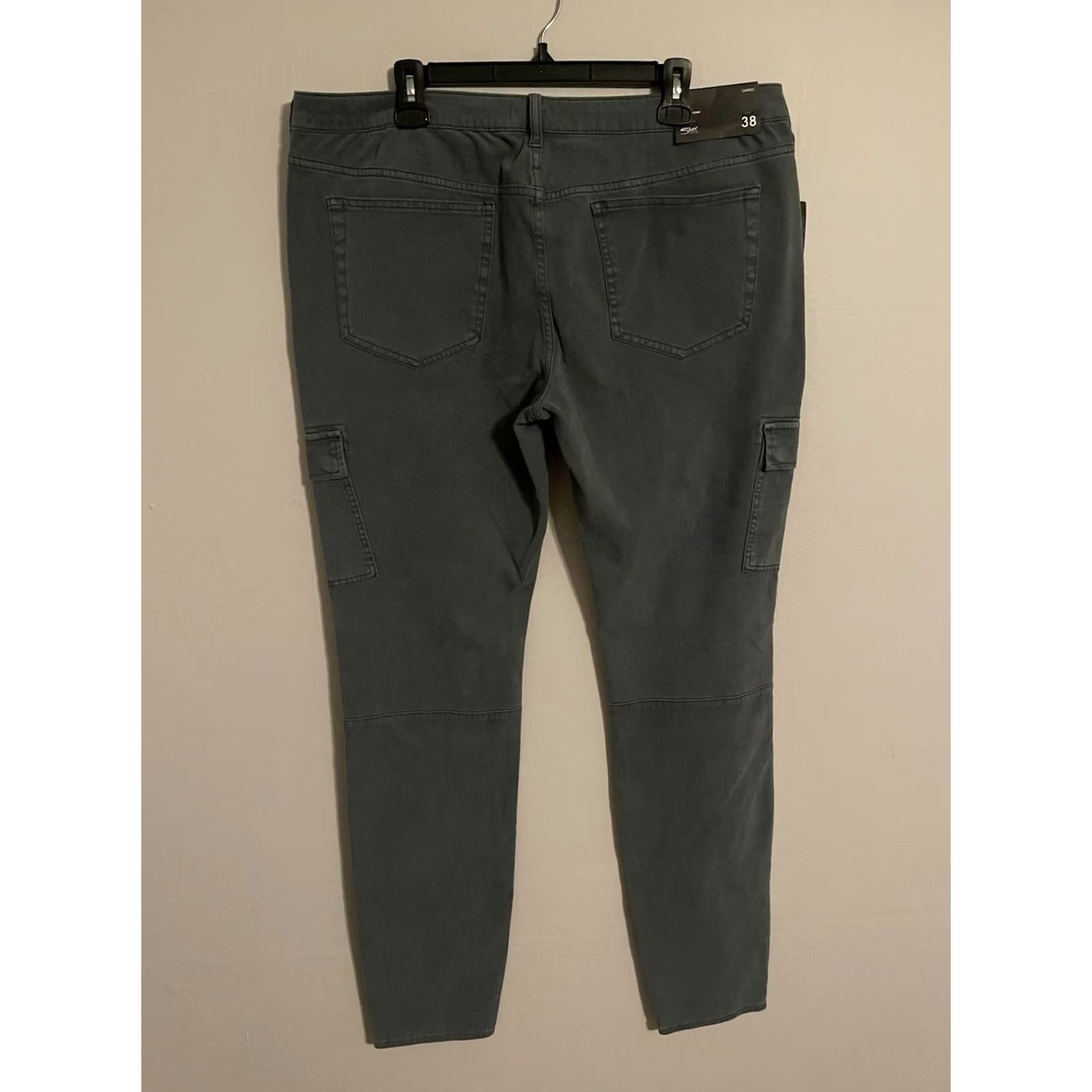 Silver Jeans Co. Silver Jeans Co Skinny Cargo Pants Men's 38 Slate Gray 39x37 Size US 38 / EU 54 - 4 Thumbnail