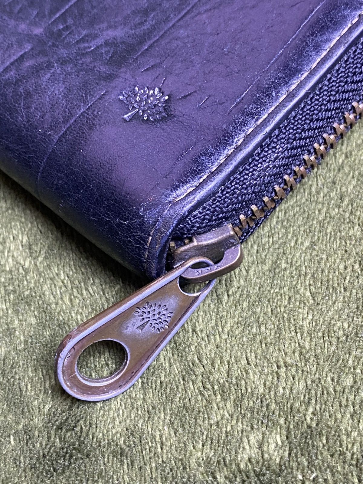 Mulberry Vintage Mulberry Black Congo Leather Zip Around Purse Size ONE SIZE - 9 Thumbnail