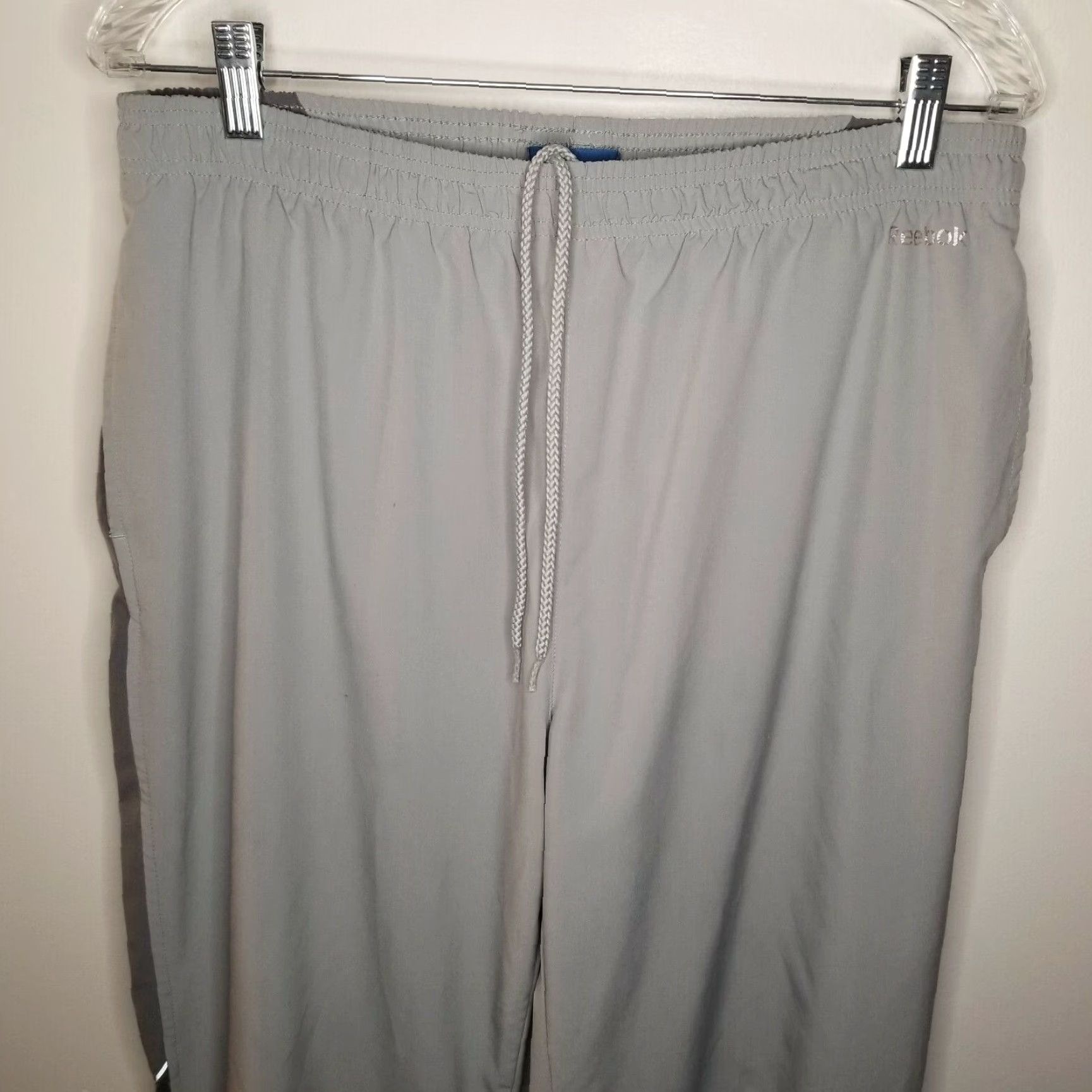 Reebok Reebok Mens Gray Track Pants Size M Size US 31 - 2 Thumbnail