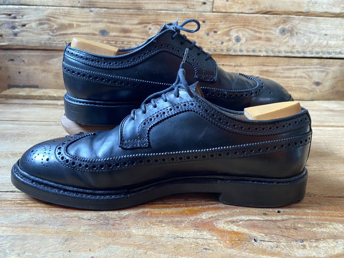 Alden Alden shell cordovan black leather oxford shoes sz 8E Size US 8 / EU 41 - 14 Thumbnail
