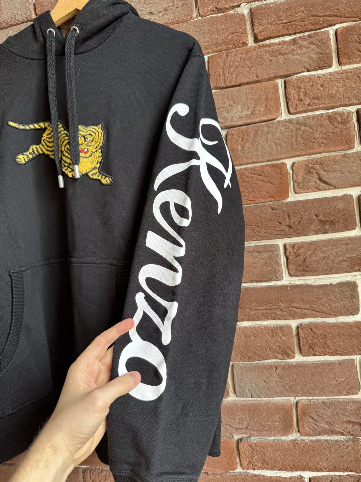 Kenzo Kenzo Paris Print Flying Tiger Hoodie XL Designer hype black Size US XL / EU 56 / 4 - 2 Thumbnail