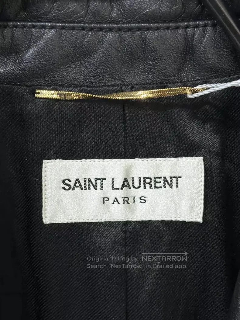 Saint Laurent Paris Saint Laurent Paris Embroidered Leather Jacket. Size US M / EU 48-50 / 2 - 5 Thumbnail