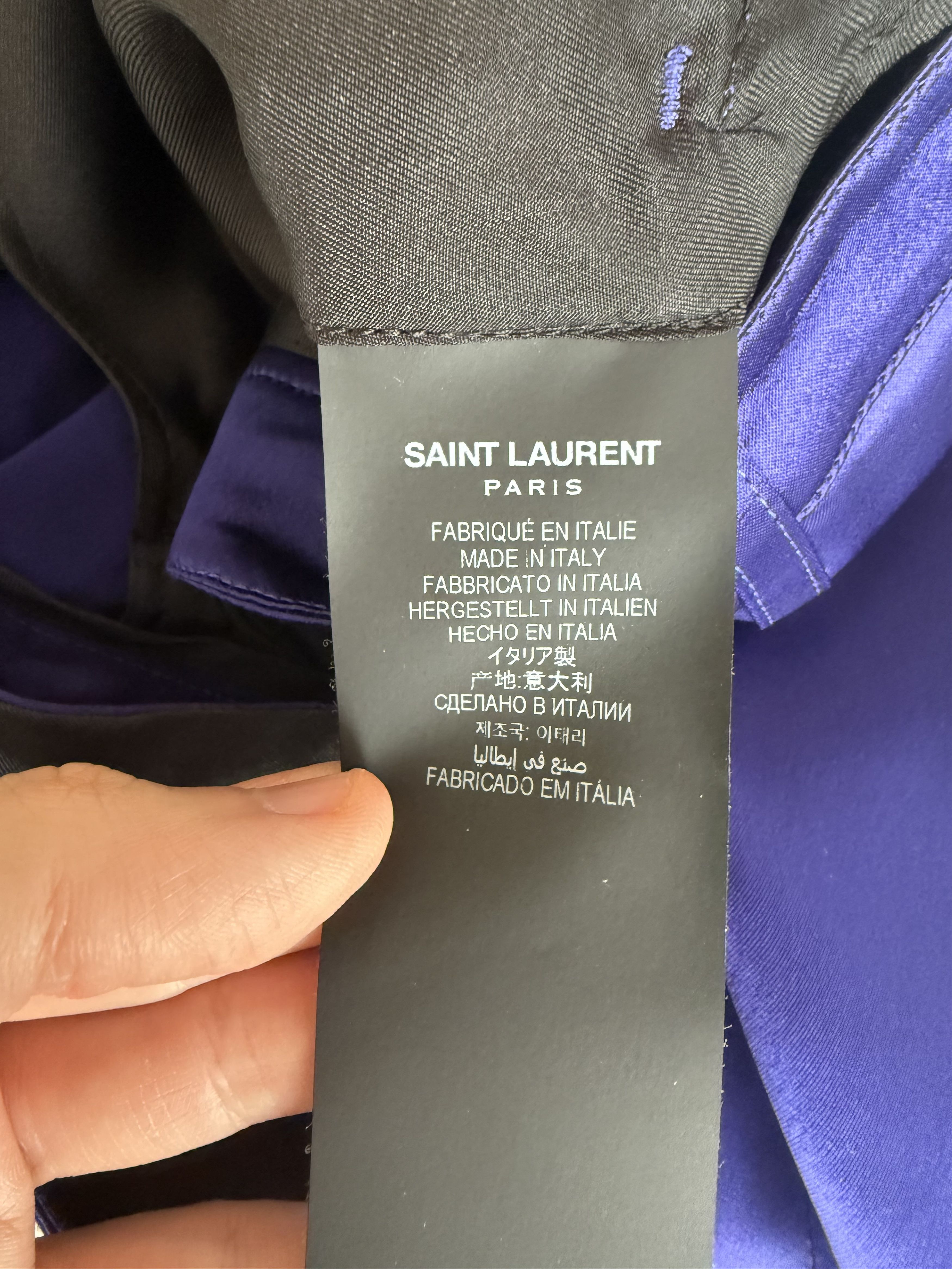 Saint Laurent Paris SS22 Saint Laurent High-Rise pants in Satin Size US 32 / EU 48 - 12 Thumbnail