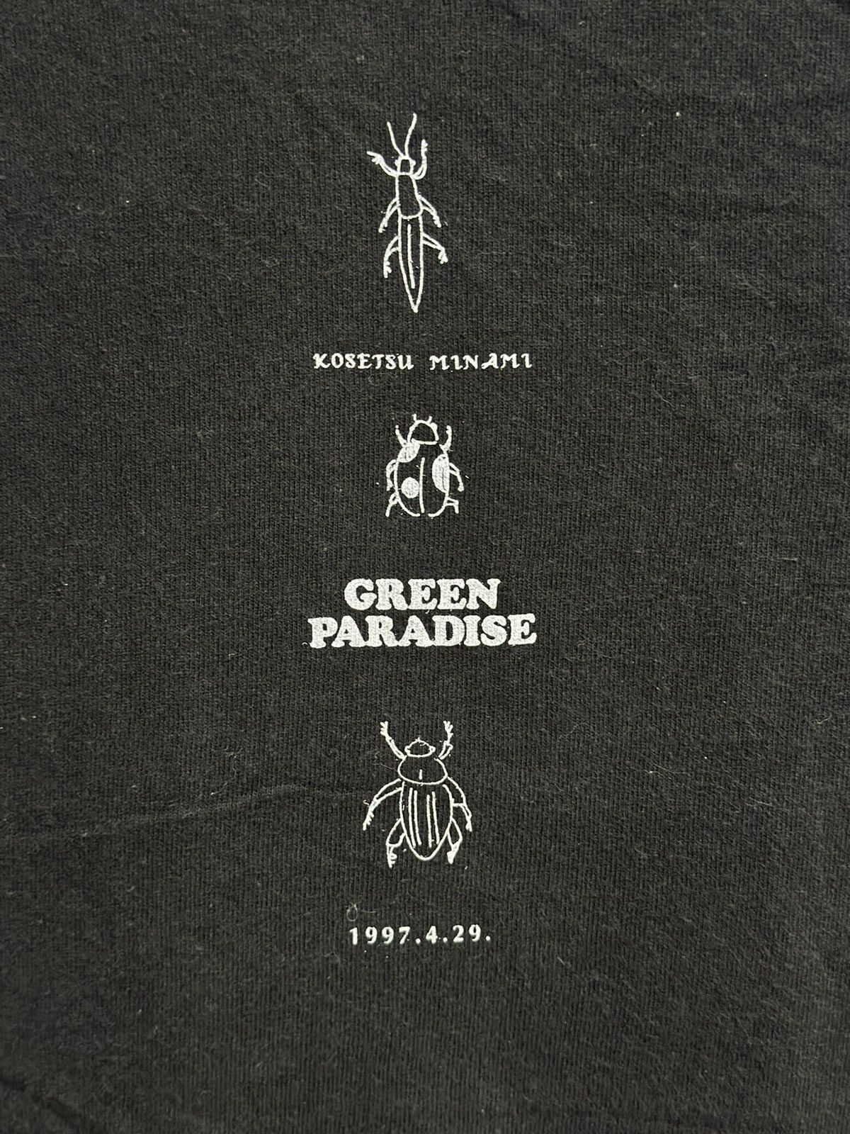 Fruit Of The Loom × Japanese Brand × Vintage Vintage Kosetsu Minami Green Paradise Faded Tee Size US M / EU 48-50 / 2 - 2 Thumbnail