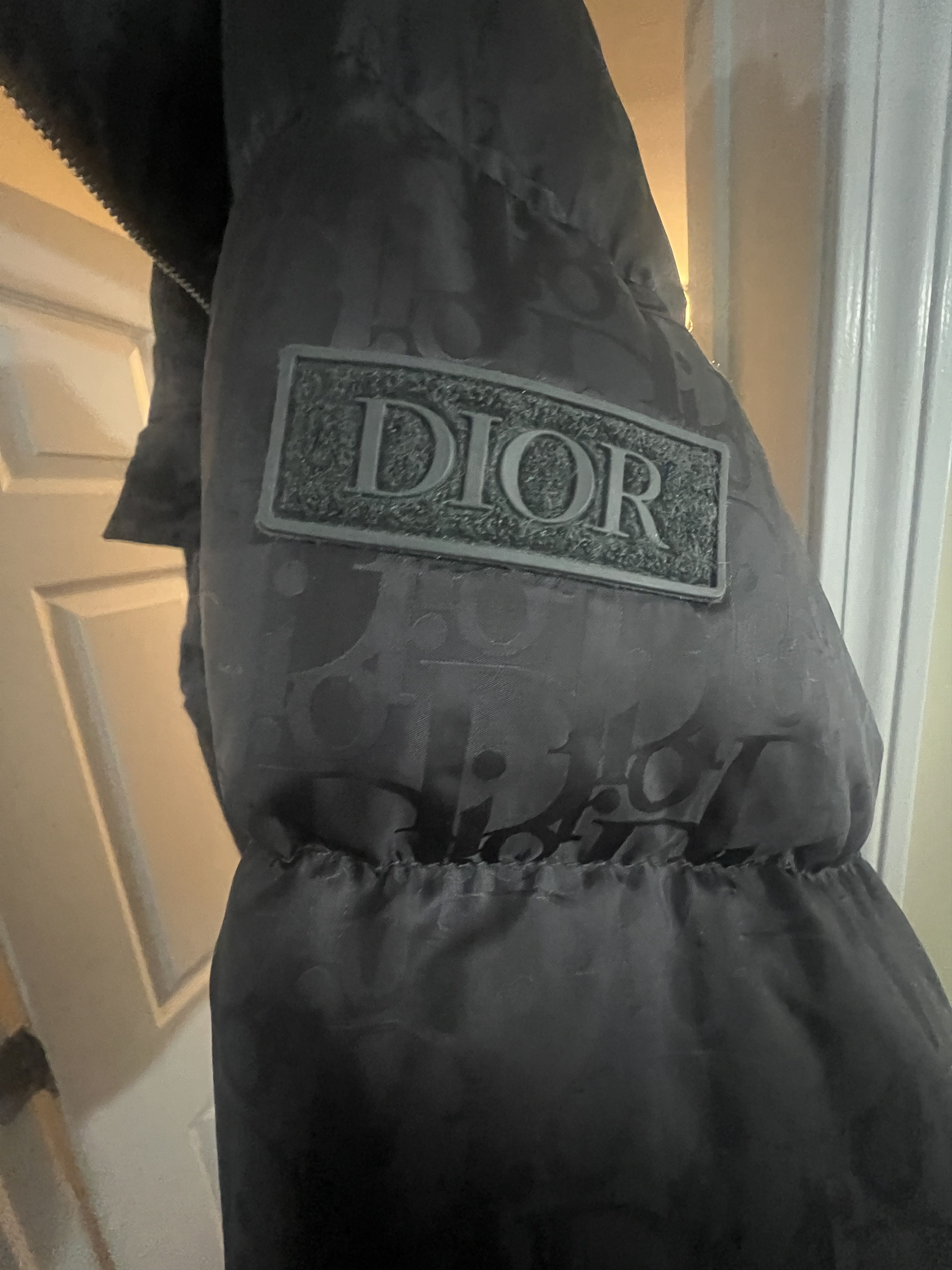 Dior Dior Oblique Down Jacket in Gray Technical Jacquard Size US M / EU 48-50 / 2 - 3 Thumbnail