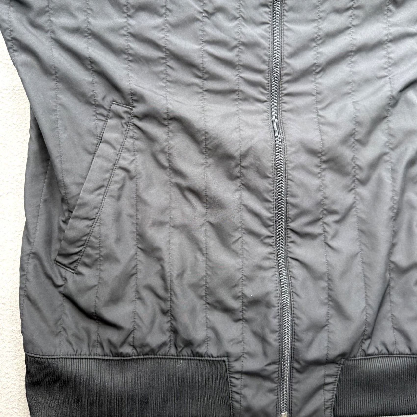 Adidas Adidas Track Jacket Mens Large Black White 3-Stripes Full Zip Athletic Training Jacket Mens L Black White 3-Stripes Full Zip Pockets fleece-free Size US L / EU 52-54 / 3 - 6 Thumbnail
