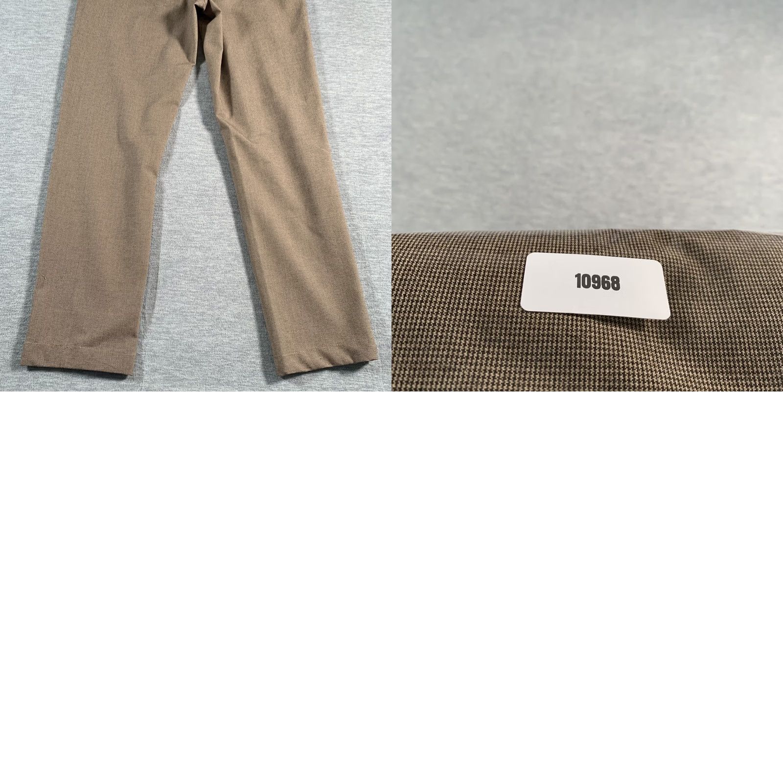Zara Zara Pants Mens 30 Brown Slim Fit Dress Trousers Stretch Modern Check Pattern Size US 30 / EU 46 - 9 Thumbnail