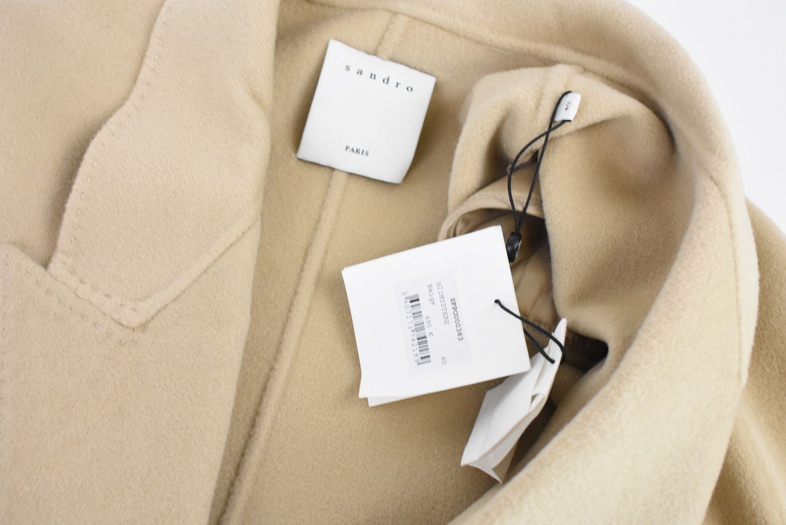 Sandro SANDRO Mystere Coat Women's (EU) 40 Double Breasted Wool Size L / US 10 / IT 46 - 6 Thumbnail