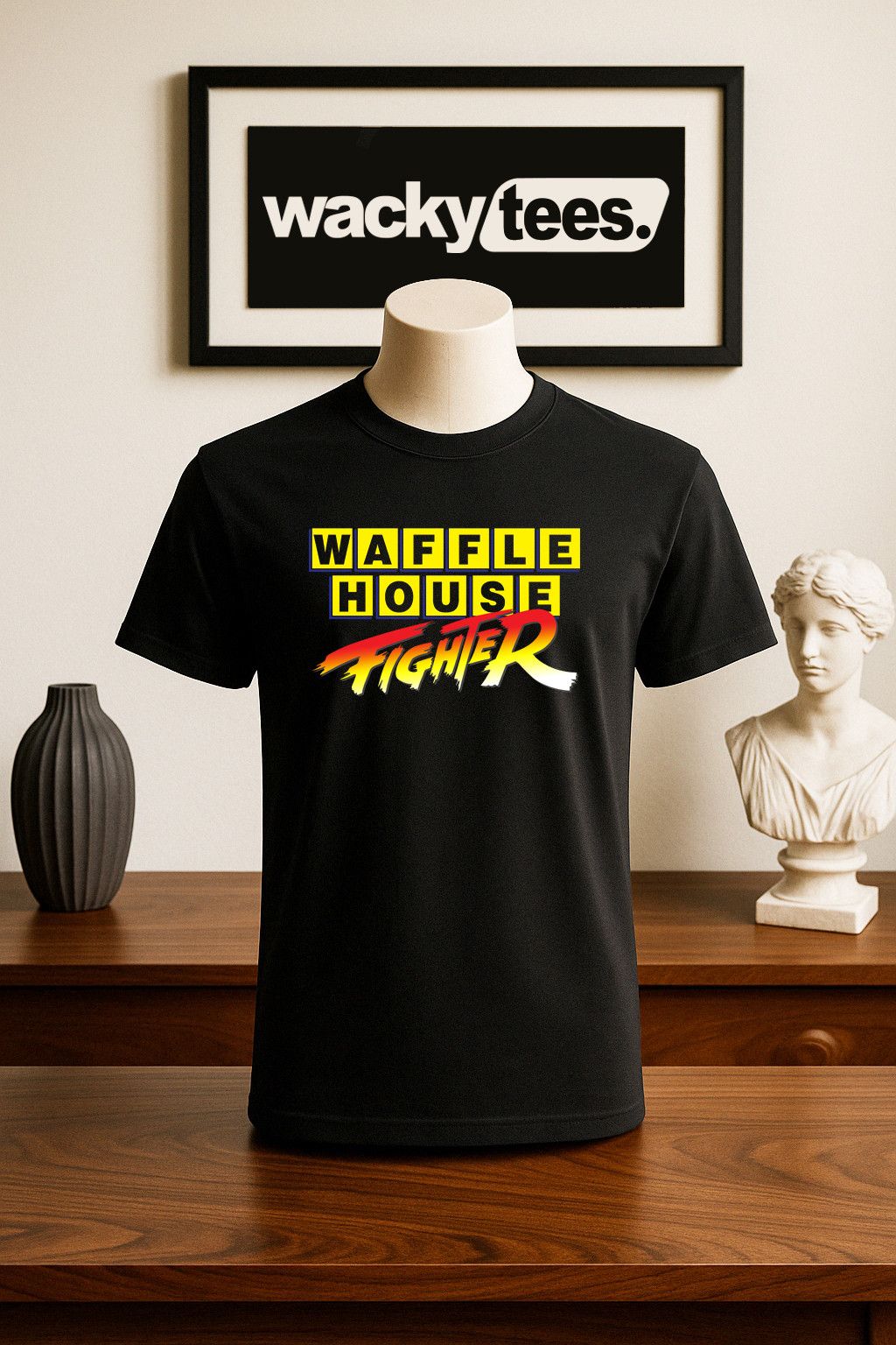Other Waffle House Fighter Funny Fight Crew Graphic Tee Shirt Size US S / EU 44-46 / 1 - 1 Thumbnail