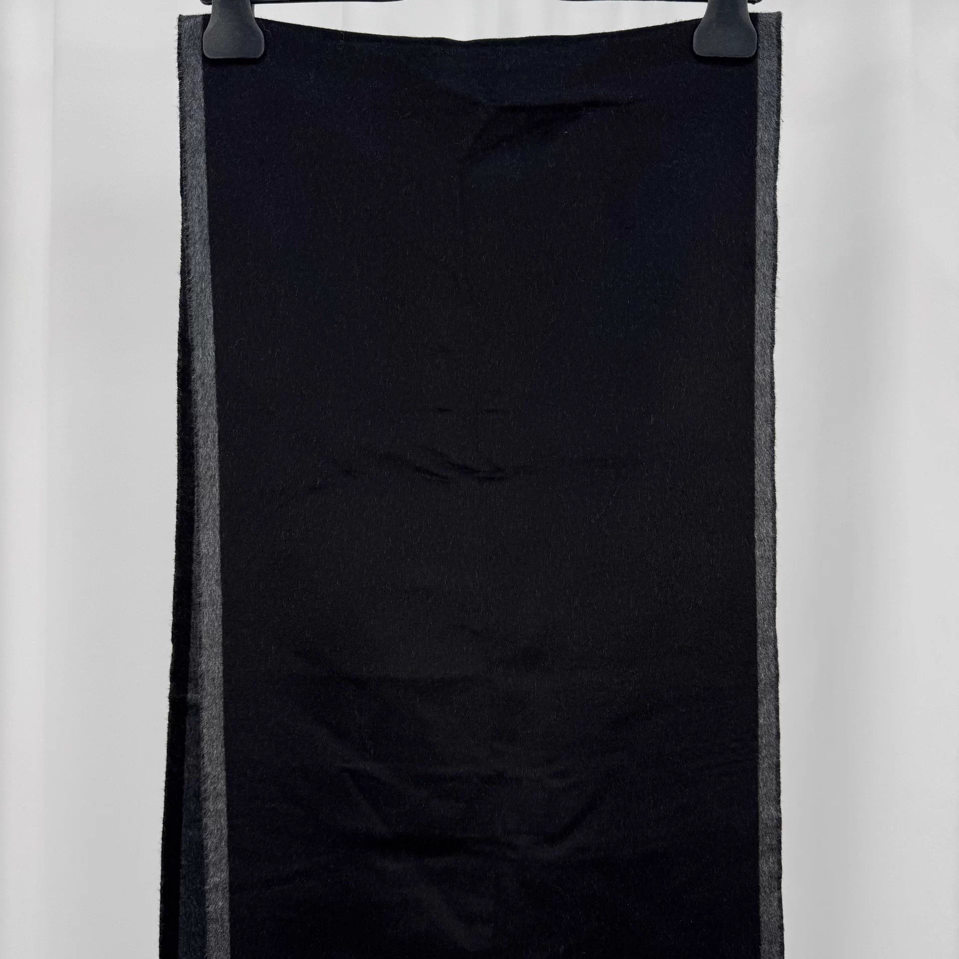 Dior Dior Black Gray Reversible Logo Scarf Size ONE SIZE - 3 Thumbnail