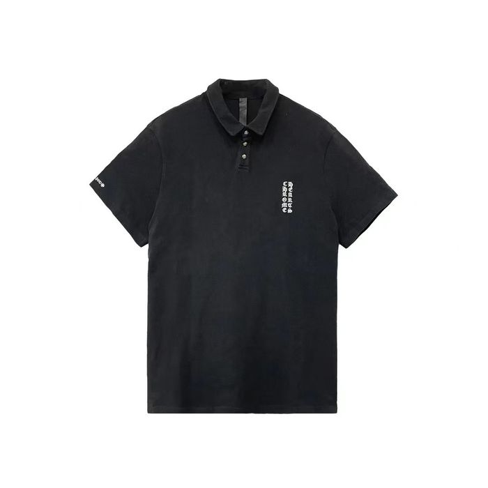 Heart On Heart Emblem Polo Tee Men Grey main image 1