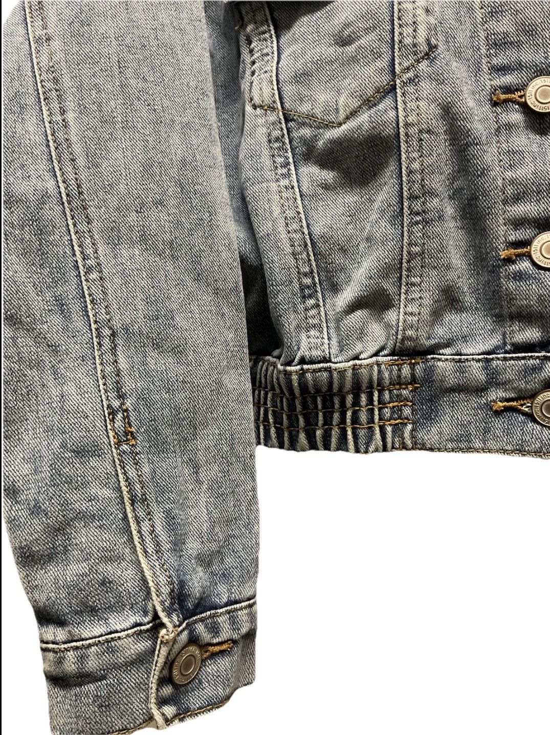 Other 511inc. Light Wash Cropped Denim Jacket SM–Elastic Waistband Size S / US 4 / IT 40 - 7 Thumbnail