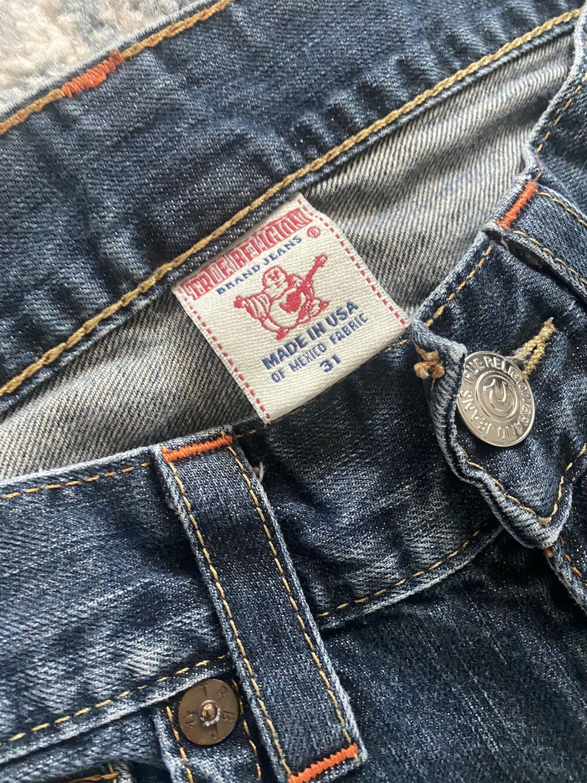 True Religion × Vintage Vintage True Religion Boot Cut Jeans Size US 31 - 4 Thumbnail