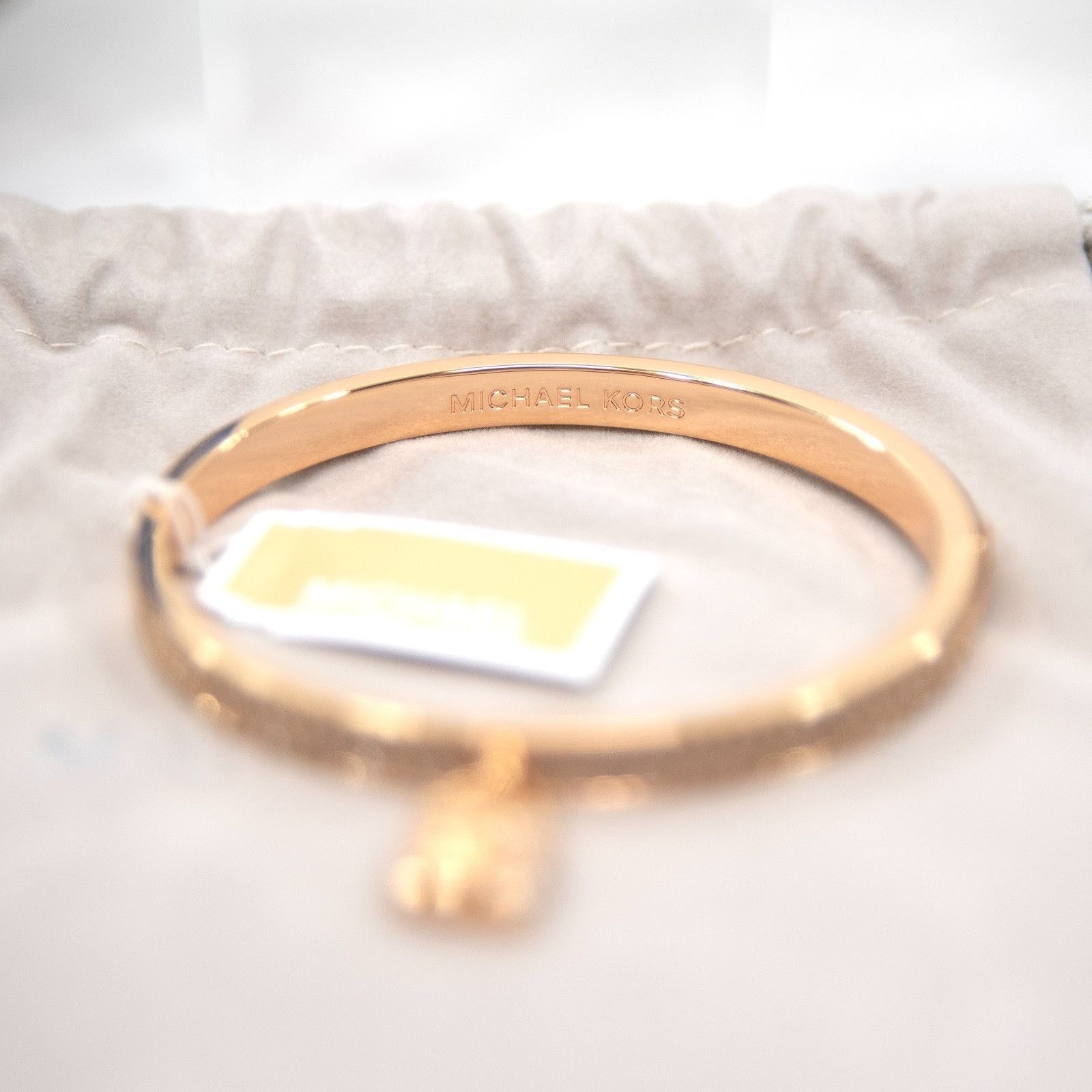 Michael Kors Michael Kors Metallic Muse Pave CZ Crystal Rose Gold Plated Size ONE SIZE - 7 Thumbnail