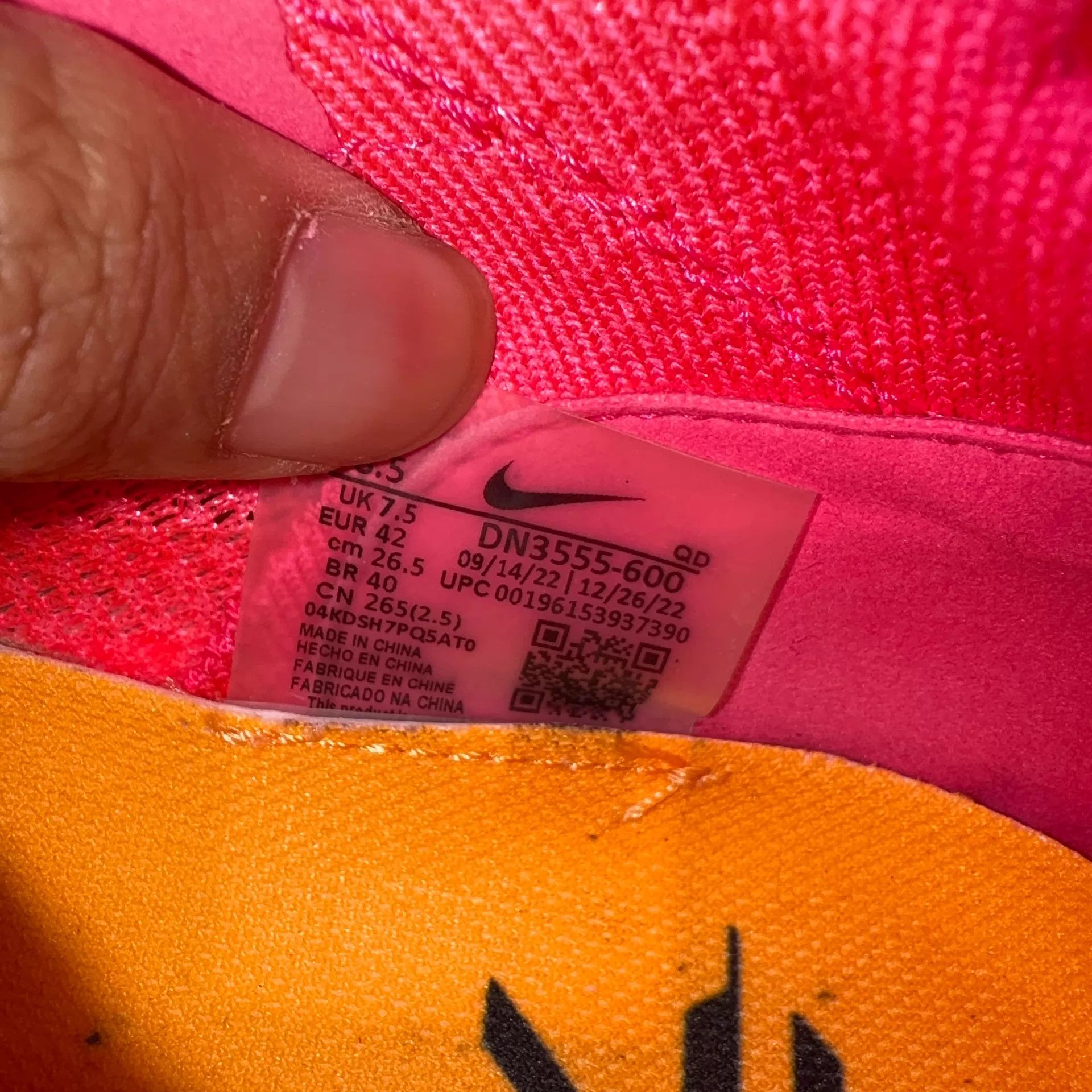 Nike Nike Zoom Alphafly Next% 2 Red/Orange Carbon Plate Low Top Size US 8.5 / EU 41-42 - 9 Thumbnail