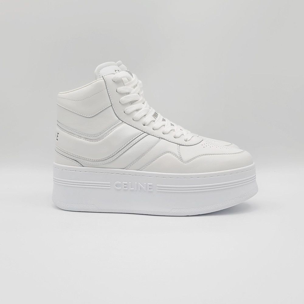 Celine o1bcso1str0225 348593338C Hi-Top Sneakers in White Size US 6 / IT 36 - 1 Thumbnail