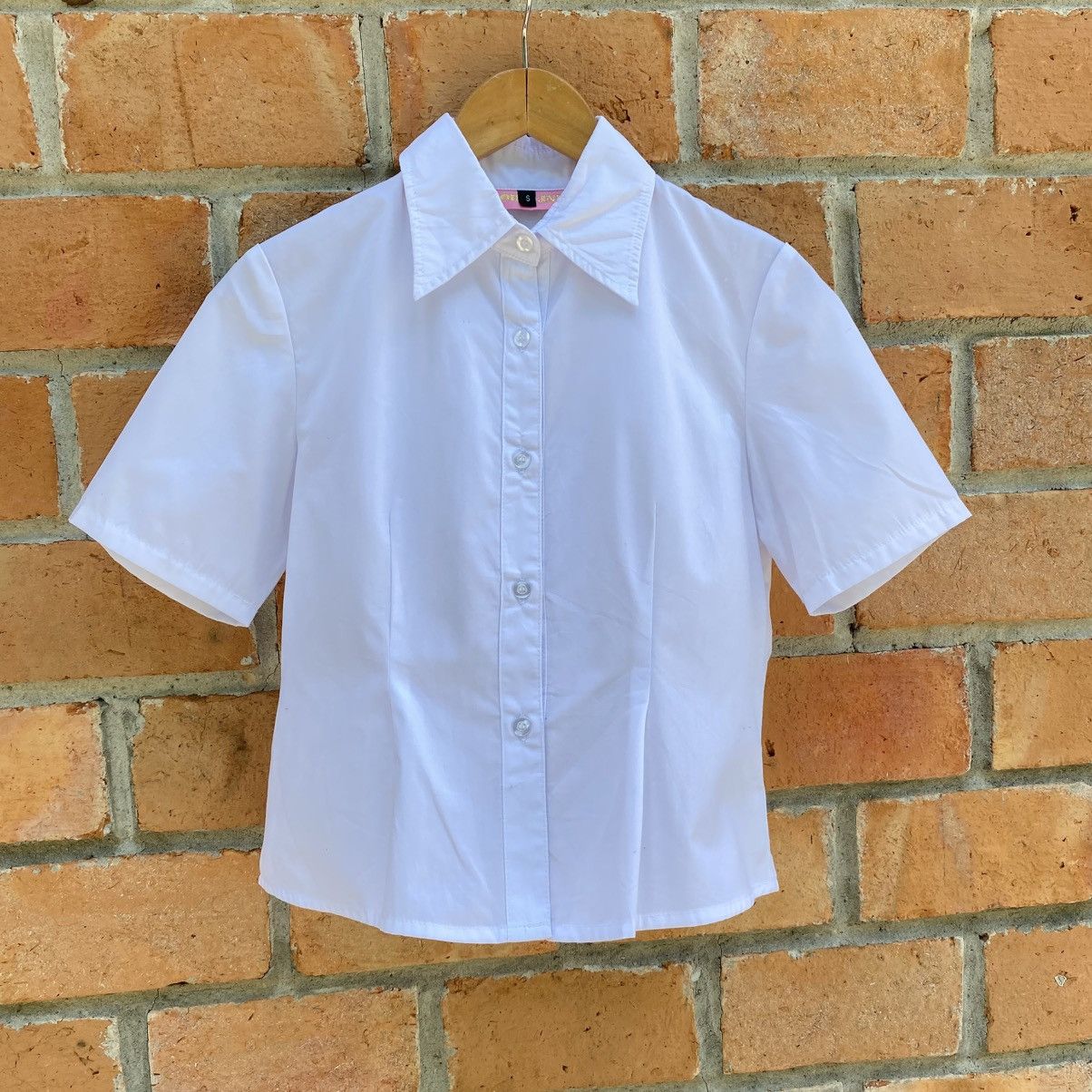 Japanese Brand BODY LINE Y2K Punk White Grace Shirt Size S / US 4 / IT 40 - 12 Thumbnail