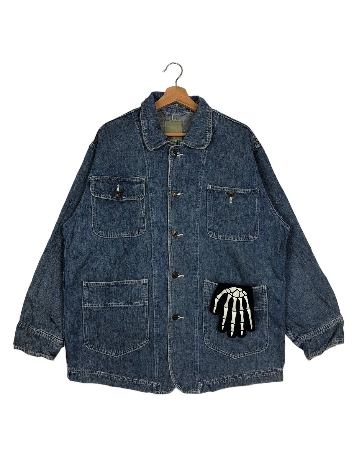 Japanese Brand 🔥Hikory Chore Jacket Denim Work Uniqlo Japan Issey Miyake Size US M / EU 48-50 / 2 - 1 Thumbnail