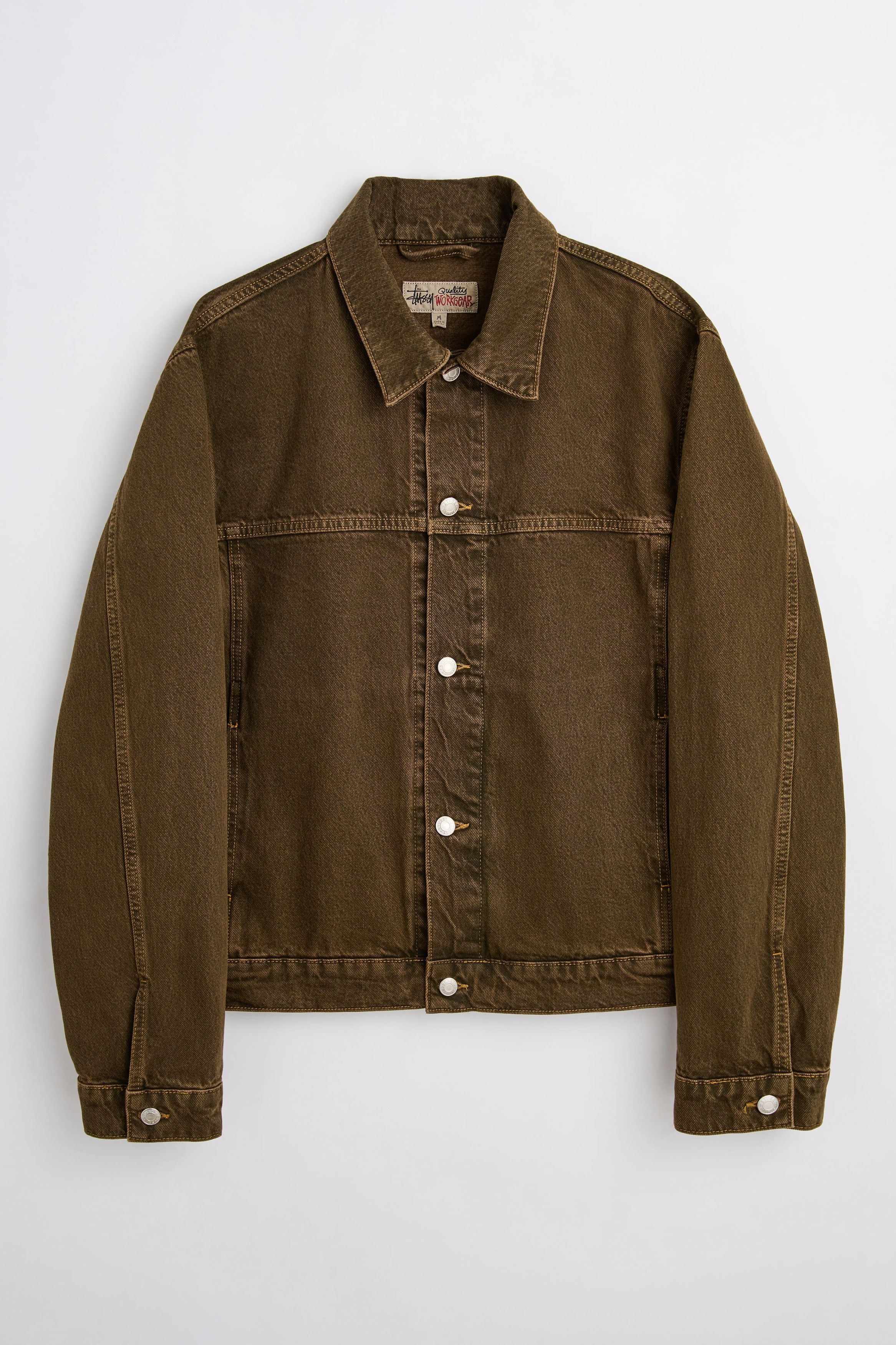 Stussy Trucker Denim Jacket in Mushroom Size US L / EU 52-54 / 3 - 8 Thumbnail