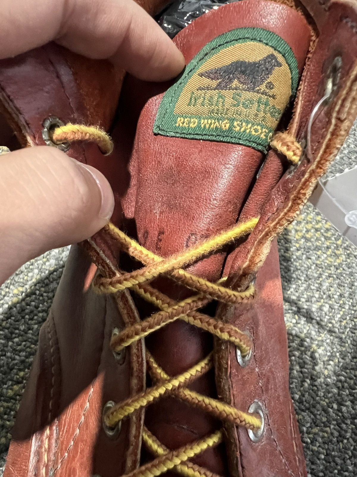 Red Wing Vintage 80s Red Wing 8875 Classic Moc Toe Irish Setter Boots Size US 9 / EU 42 - 7 Thumbnail