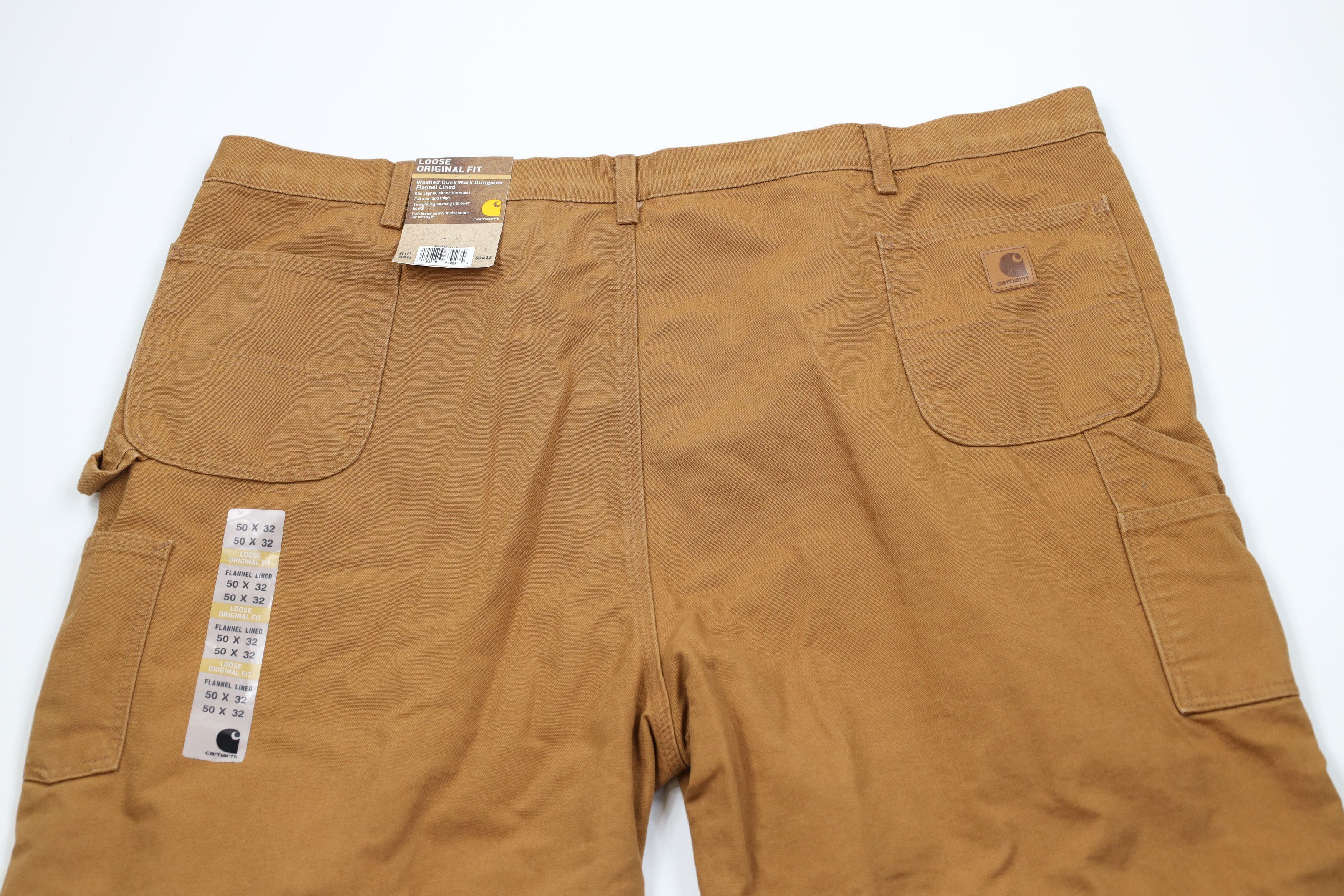 Deadstock Vintage Y2K Carhartt Lined Wide Leg Canvas Pants
