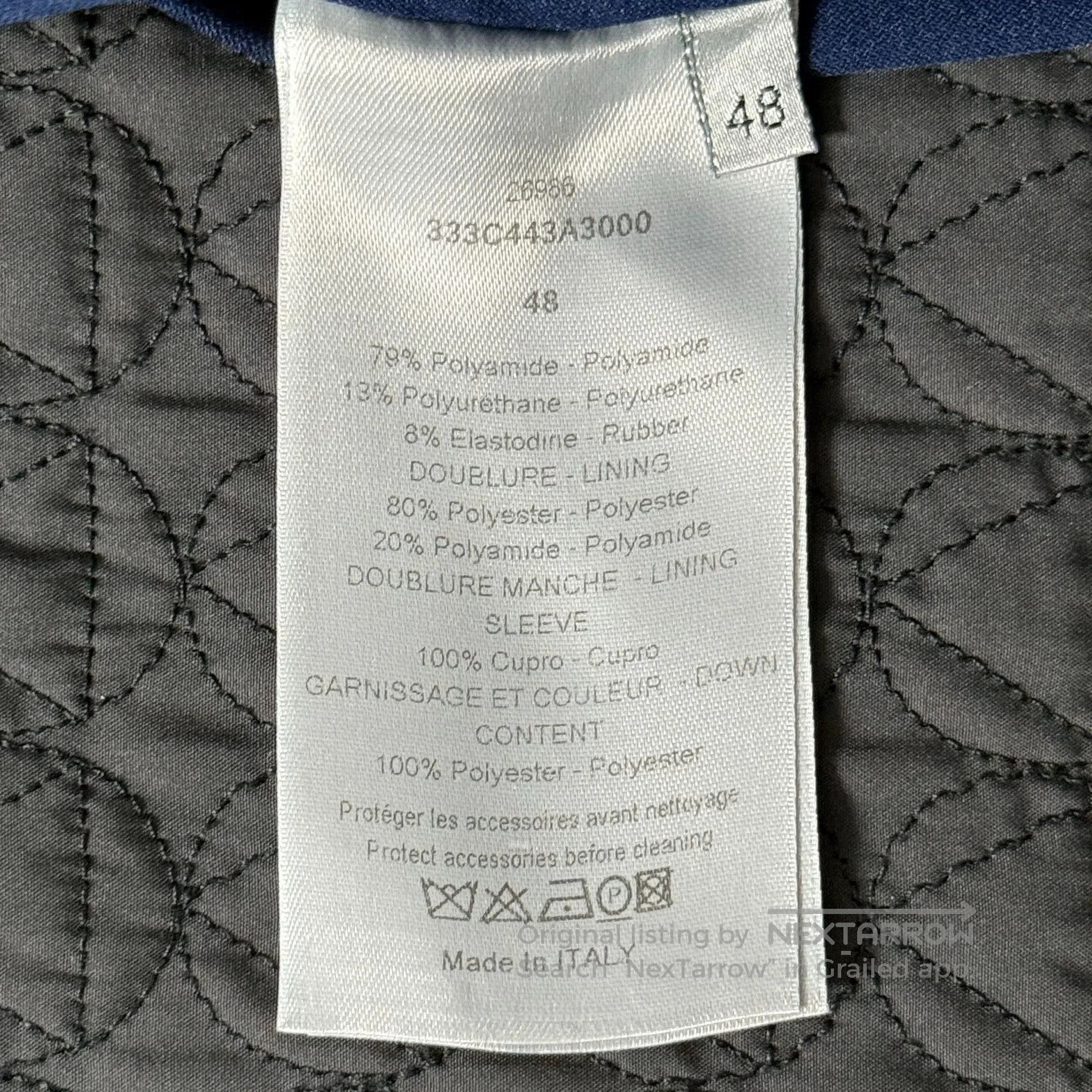 Dior Dior Blue Lock Closure Jacket. Size US S / EU 44-46 / 1 - 6 Thumbnail