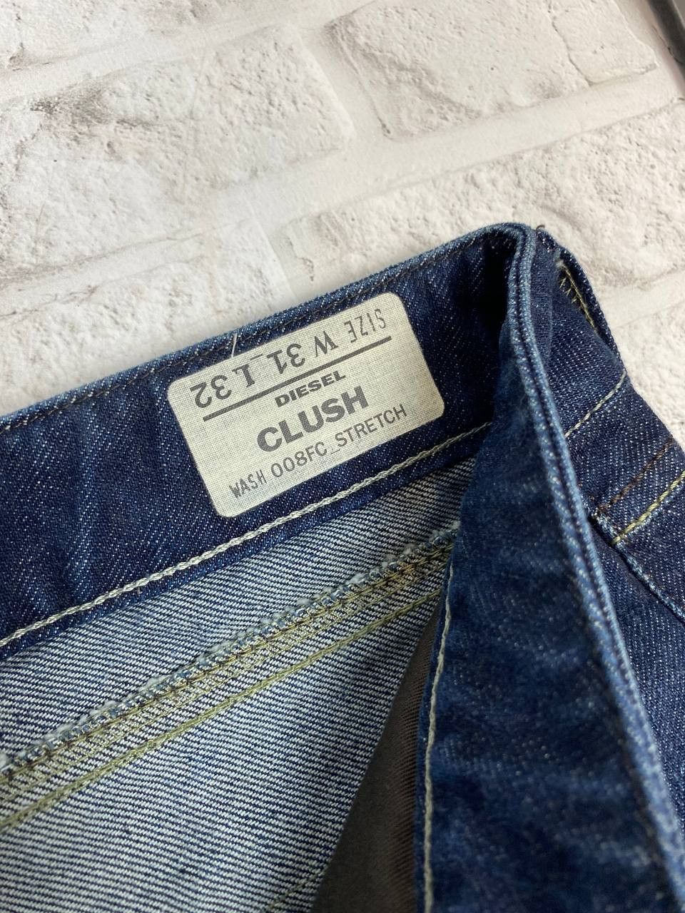 Diesel NEW Diesel Jeans Mens Washed Slim Tapered Zipper Pockets Y2K Size US 31 - 22 Thumbnail