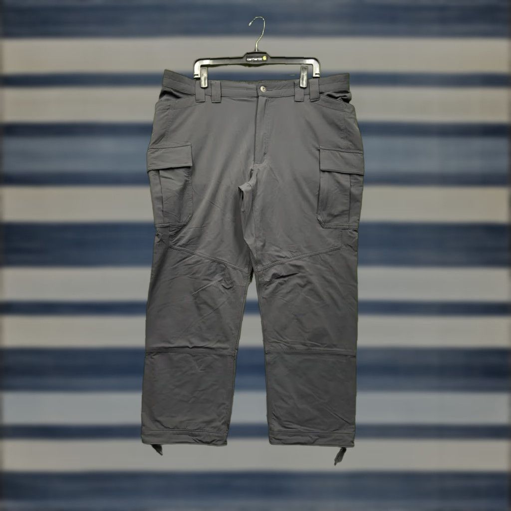 Duluth Trading Company VINTAGE Duluth Trading Co Cargo Pants Mens 40x30 Utility Green Water-Resistant Nylon Spandex Regular Straight Size US 40 / EU 56 - 1 Thumbnail