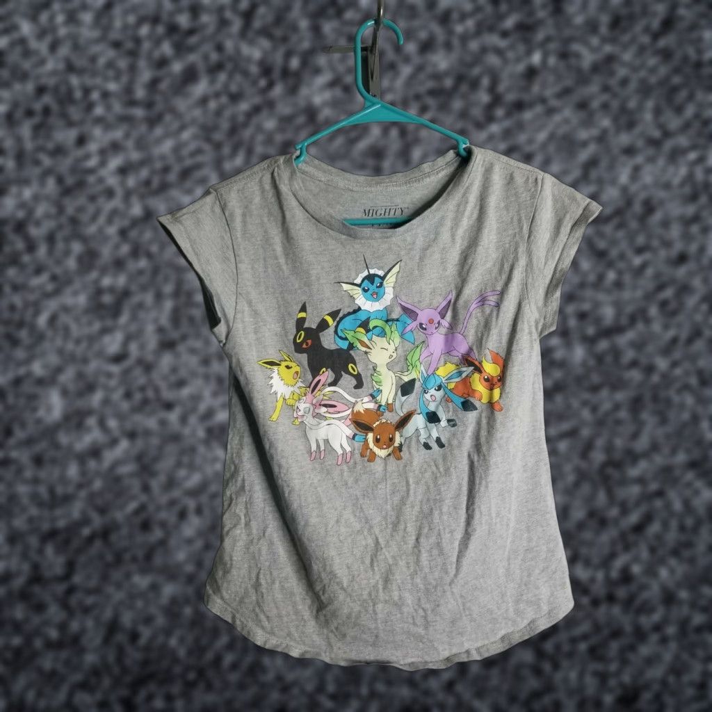 Vintage Mighty Fine T-Shirt Juniors M Pokemon Eevee Evolutions Size M / US 6-8 / IT 42-44 - 1 Thumbnail