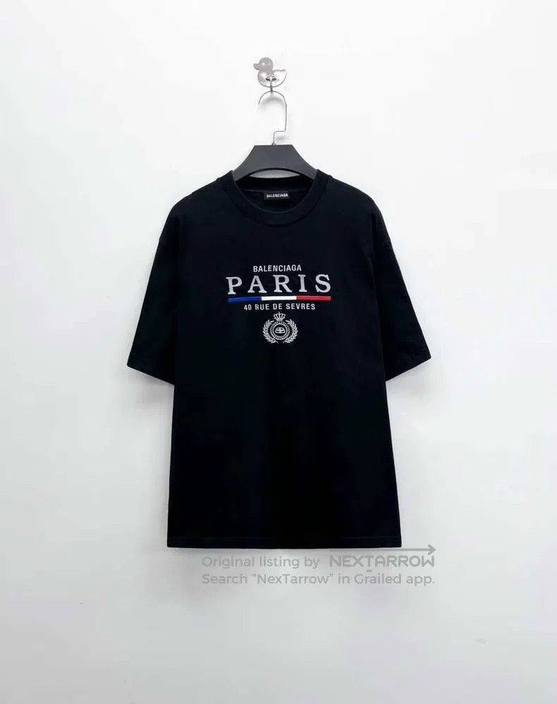 Balenciaga Balenciaga Black Embroidered Wheat Crown Lock and Letter L Size US M / EU 48-50 / 2 - 1 Thumbnail