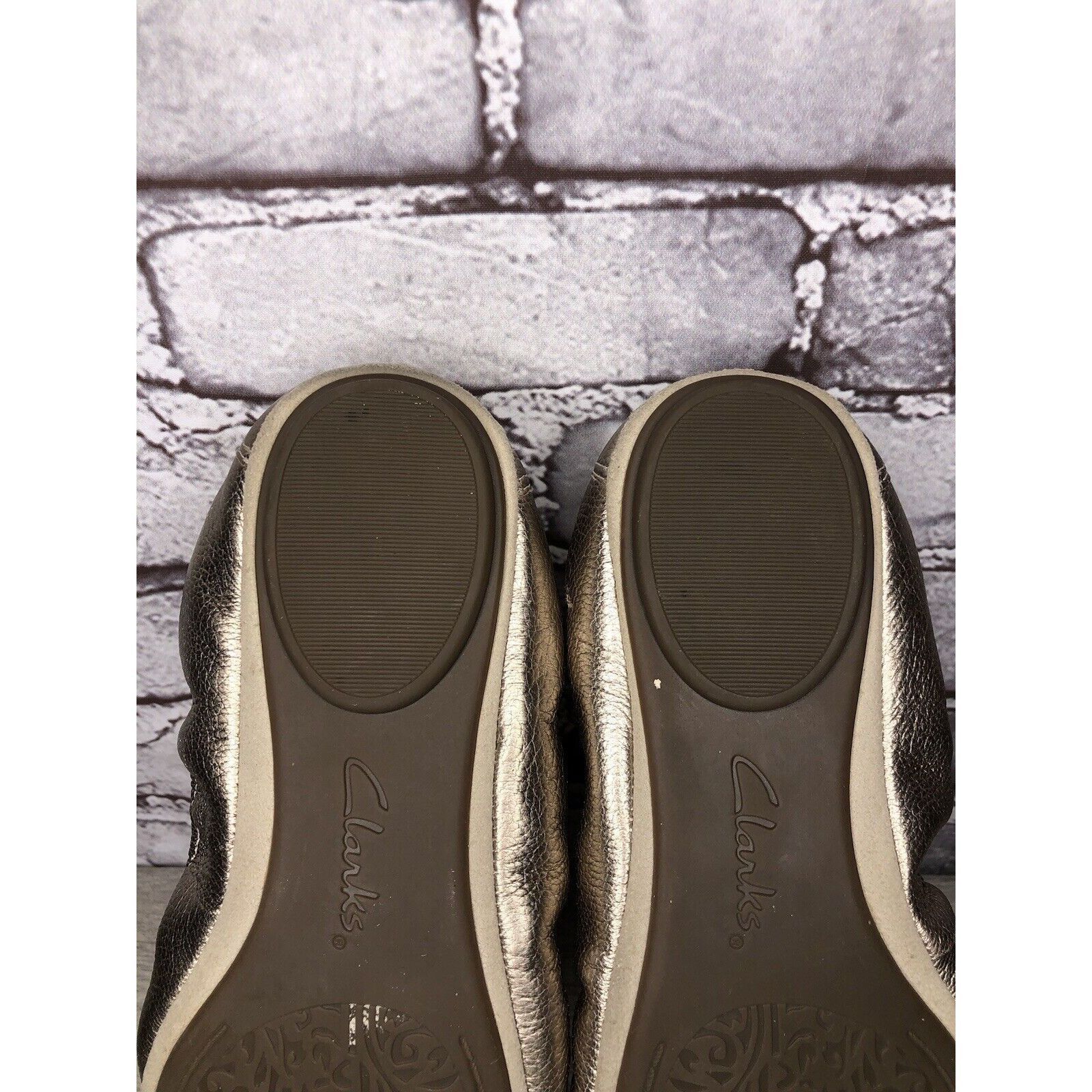 Clarks Clarks Artisan Bronze Gold Leather Casual Ballet Flats Shoes Size US 8 / IT 38 - 11 Thumbnail