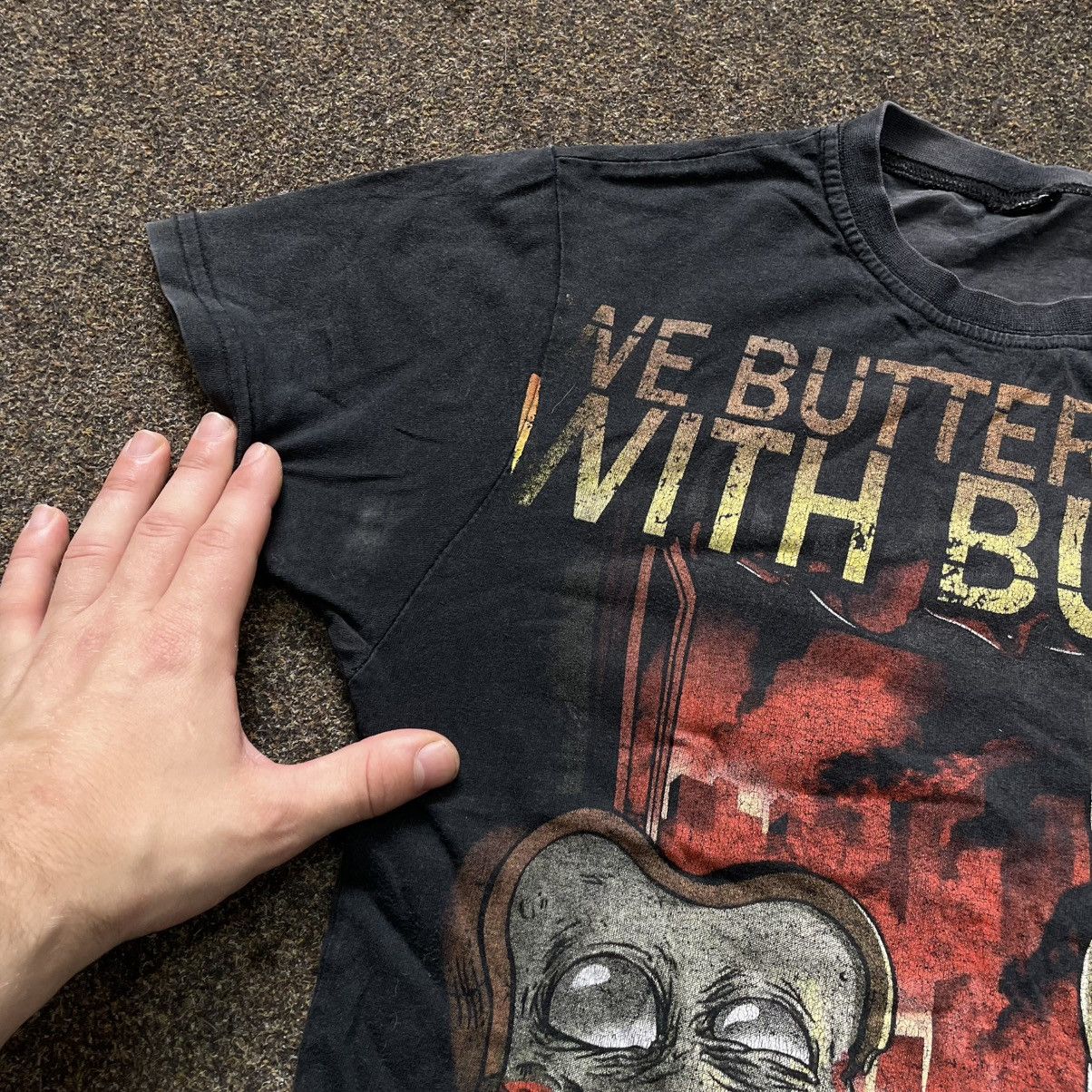 Vintage Vintage 90s Butter Bread Graphic Tee Punk Goth Alt Baggy S Size US S / EU 44-46 / 1 - 6 Thumbnail