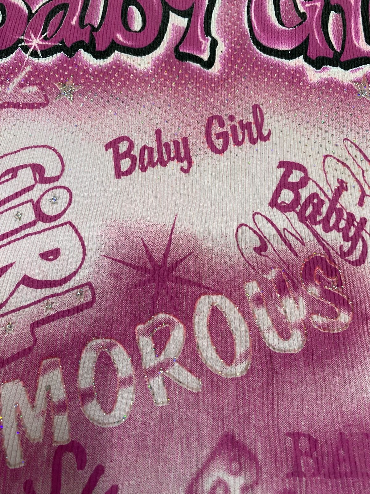 Angel Blue × Japanese Brand 2000s baby girl glamorous glitter tanktop Size US S / EU 44-46 / 1 - 3 Thumbnail