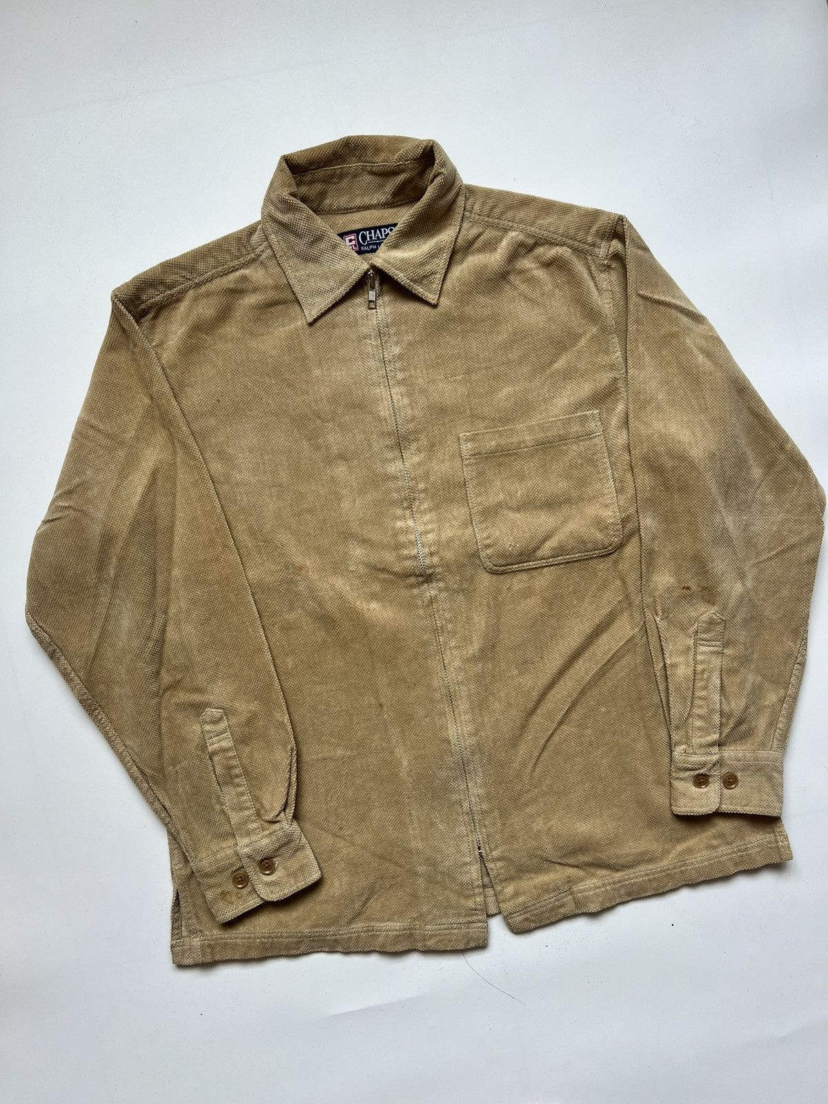 Chaps Ralph Lauren × Polo Ralph Lauren Chaps Ralph Lauren Single Pocket Corduroy Beige Jacket Size US M / EU 48-50 / 2 - 4 Thumbnail
