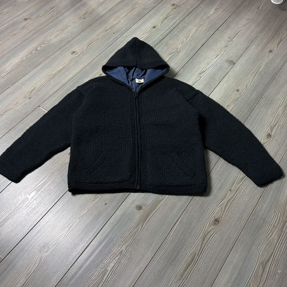 Handmade Pachamama Wool Handknit Zip Sweater Jacket Size M / US 6-8 / IT 42-44 - 10 Thumbnail