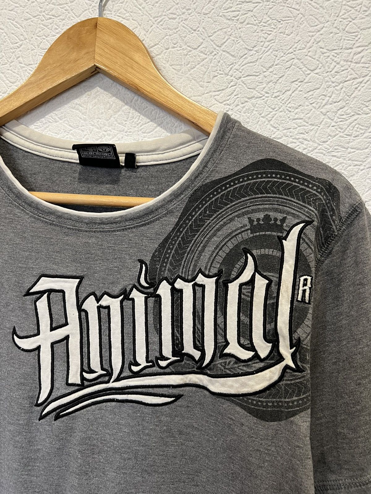 Japanese Brand Animal Grey T Shirt Tee Japanese Avant Garde Size US M / EU 48-50 / 2 - 2 Thumbnail