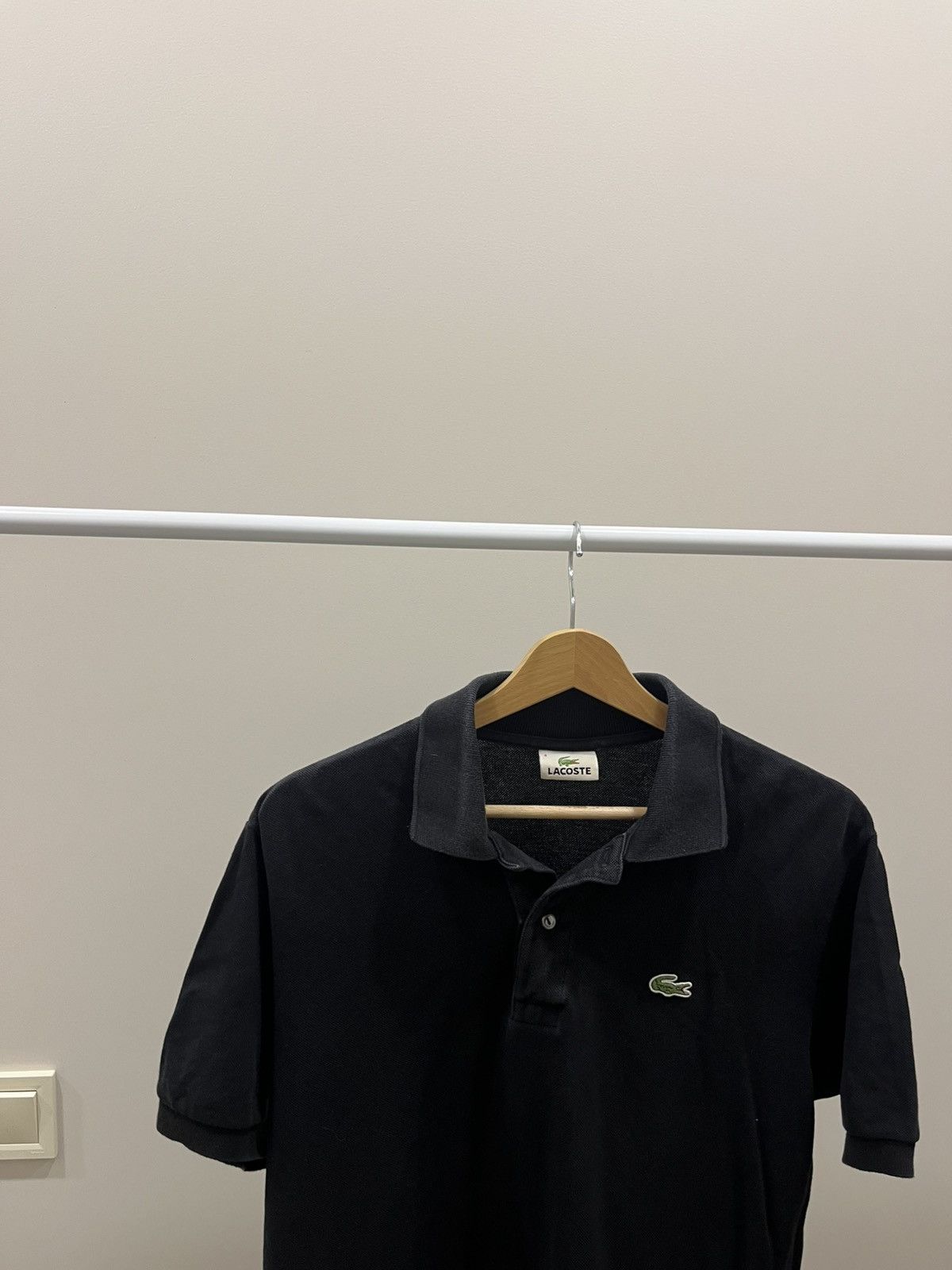 Lacoste Vintage Lacoste Polo Black L Y2K Streetwear Size US L / EU 52-54 / 3 - 2 Thumbnail