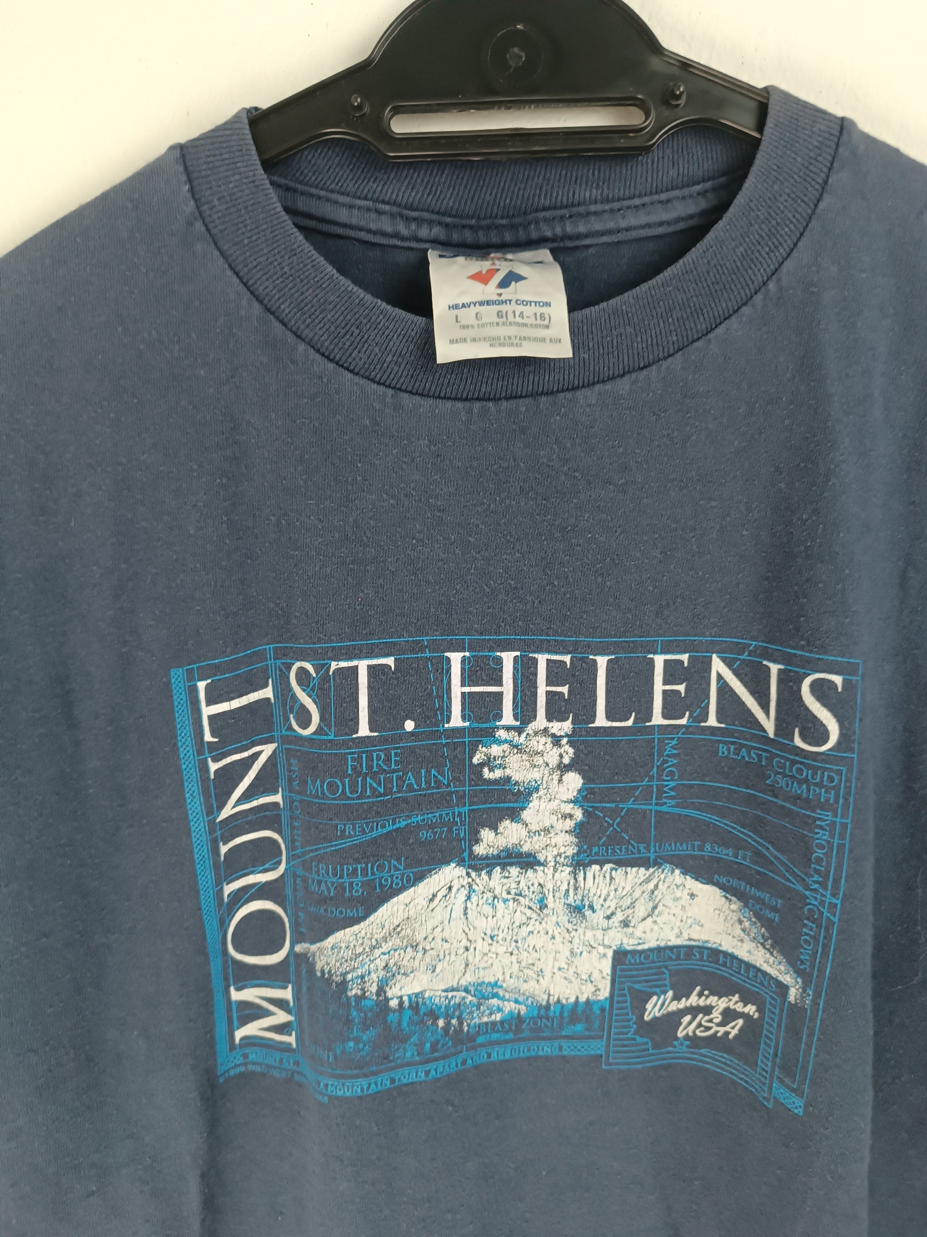 Other VINTAGE 1999 MOUNT ST HELEN WASHINGTON USA ART HIKING NATURE Size US S / EU 44-46 / 1 - 10 Thumbnail