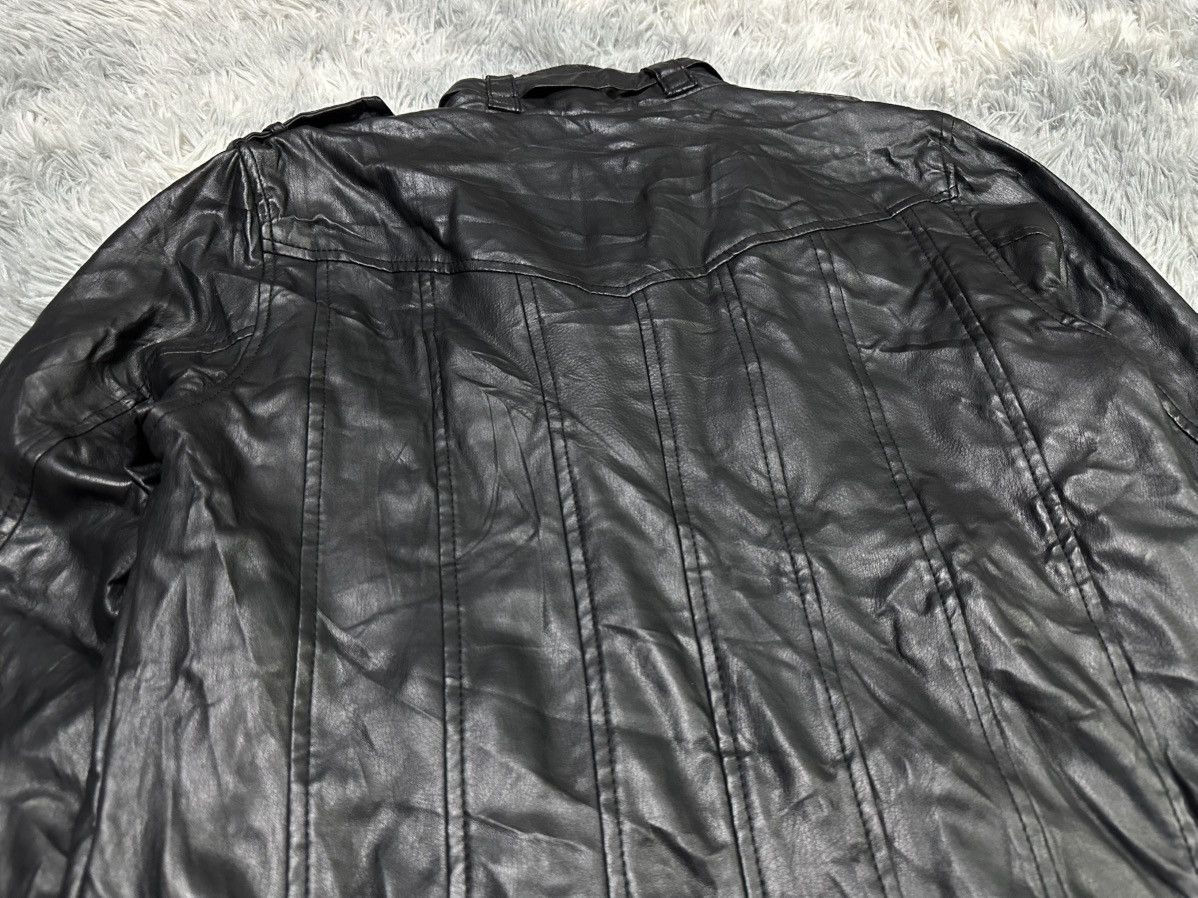 Schlussel 🔥Y2K Archived Schlussel Rider Faux Leather Jacket Size US M / EU 48-50 / 2 - 12 Thumbnail