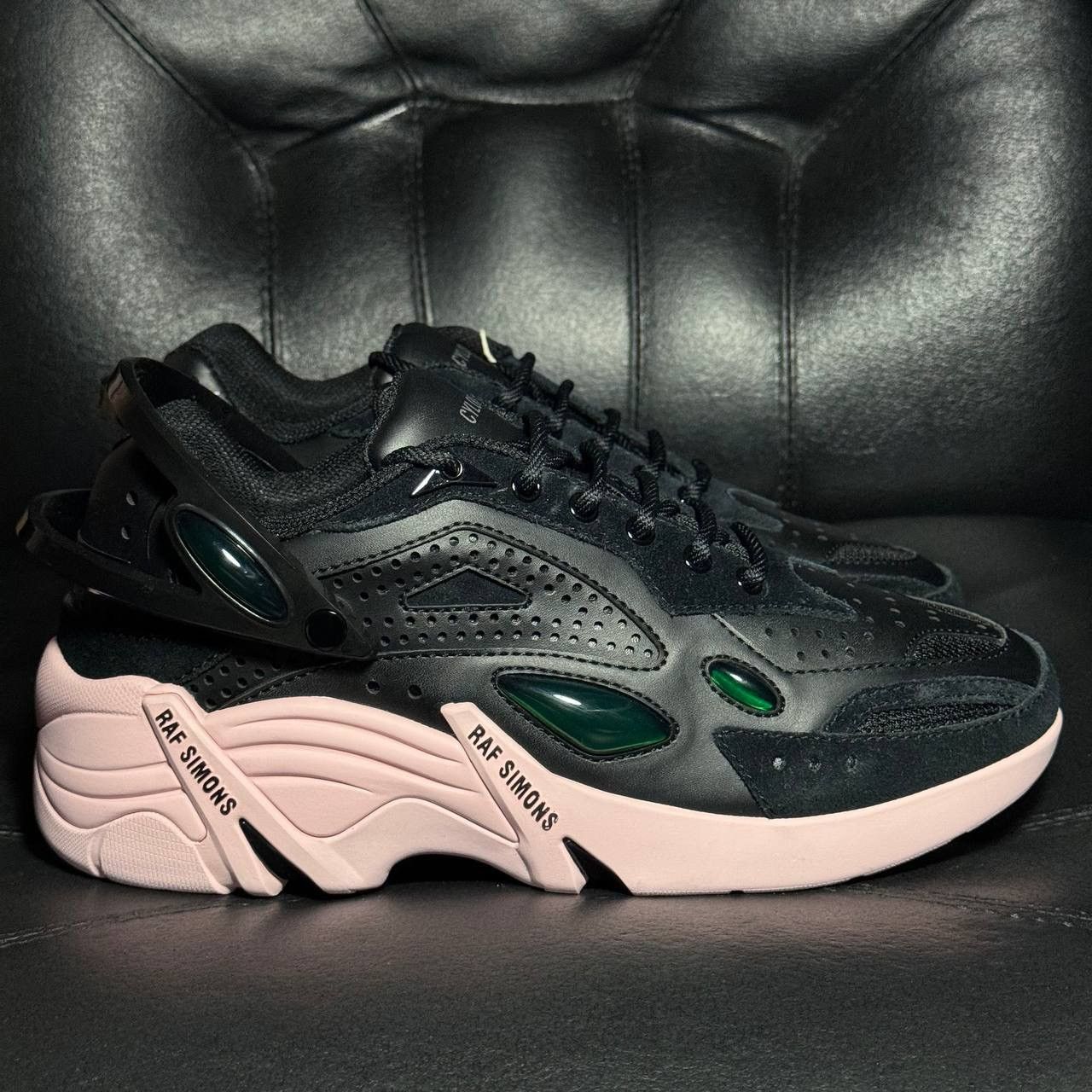 Raf Simons 38 Raf simons cylon 21 black pink Size US 8 / IT 38 - 1 Thumbnail