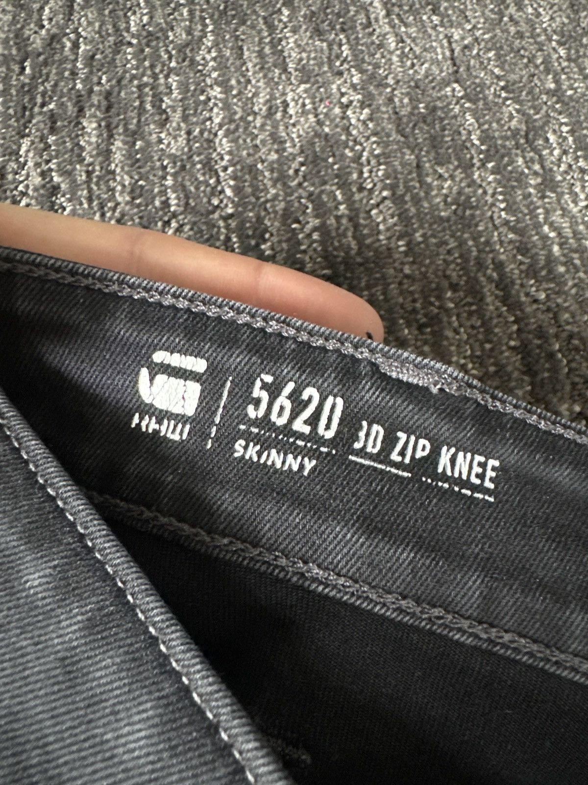 G-Star Sz33 - G Star Mens Denim 3D Zip Knee Size US 33 - 2 Thumbnail