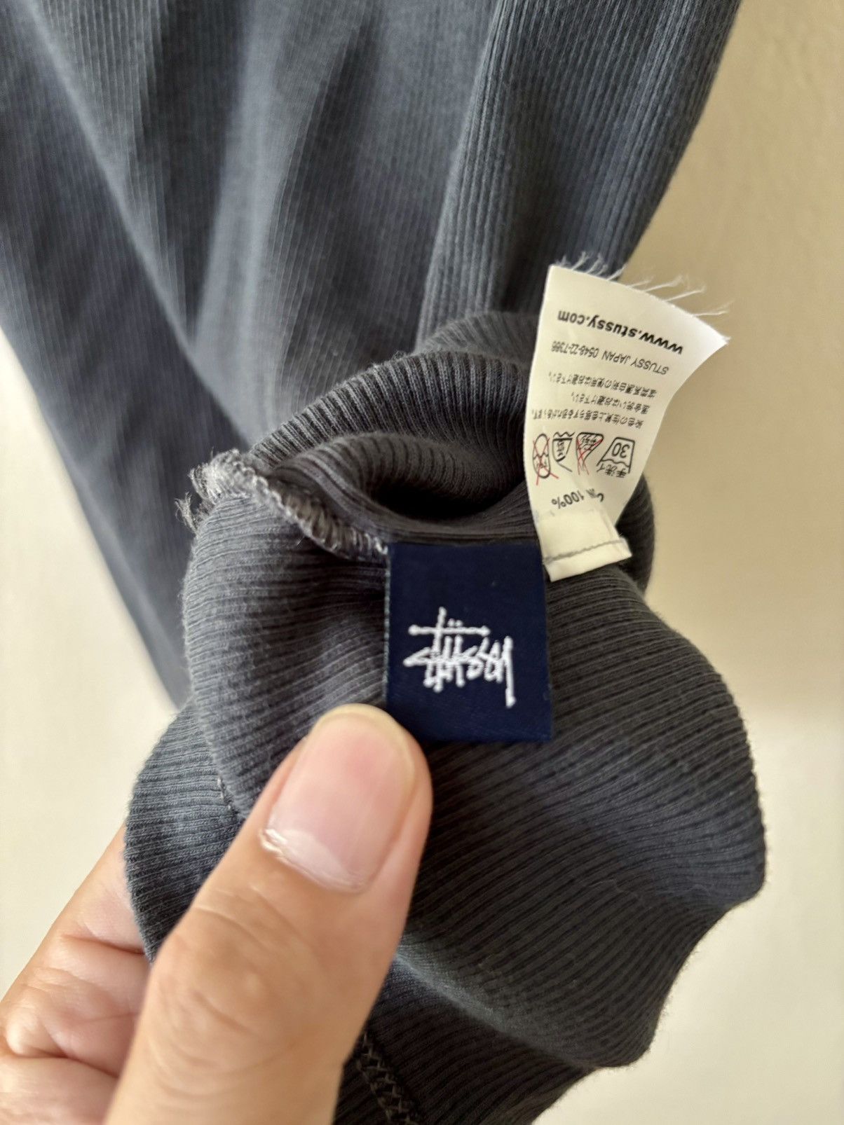 Stussy Stussy Dark Grey Slashed Seamless Tank Size M / US 6-8 / IT 42-44 - 5 Thumbnail
